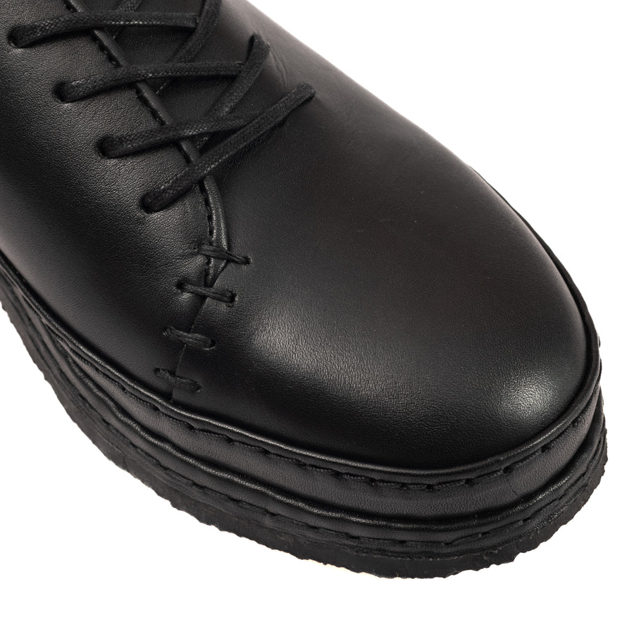 Ernest Wholecut - Black Oak Bark Tanned Calf - Deluxe Care Pack
