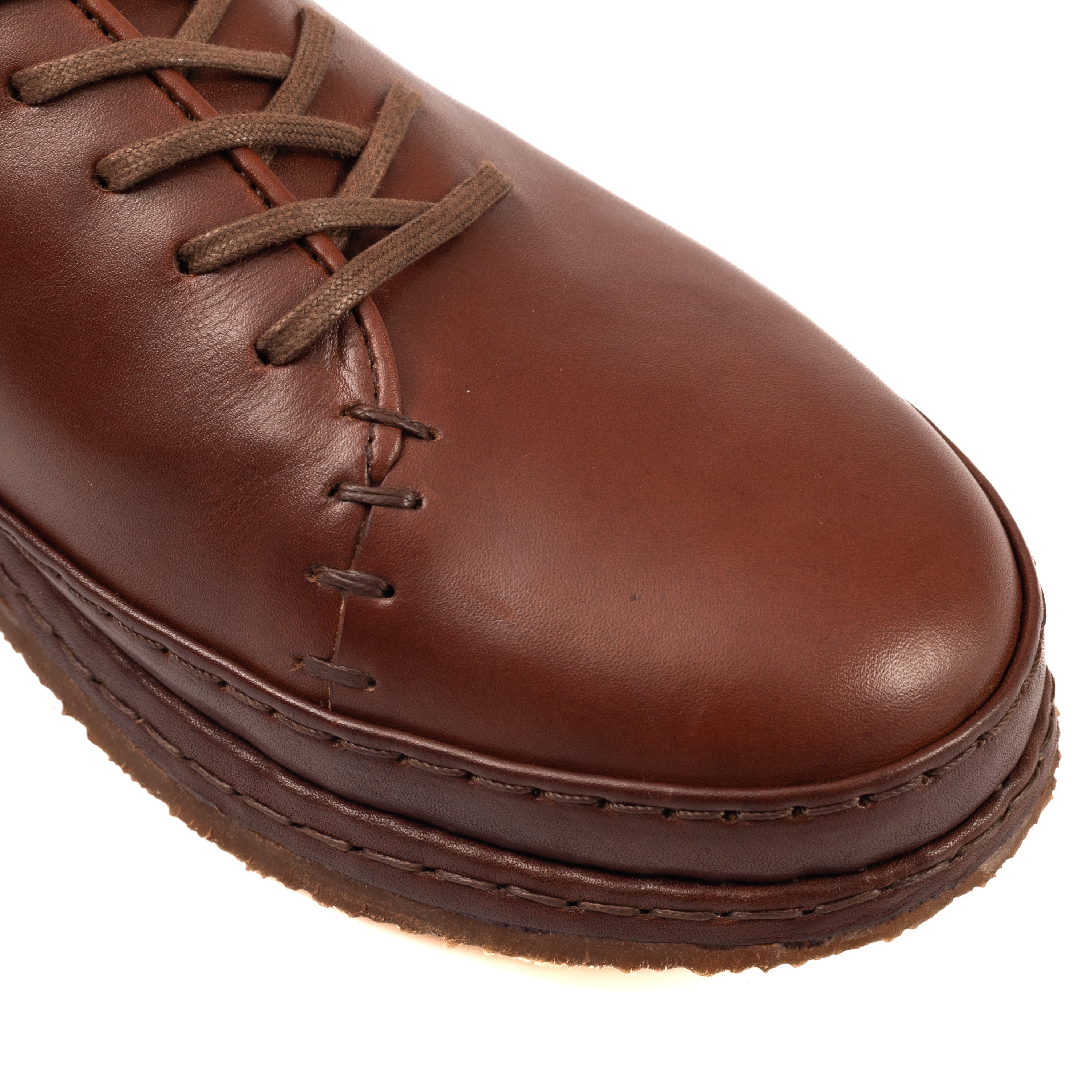 Ernest Wholecut - Brown Oak Bark Tanned Calf
