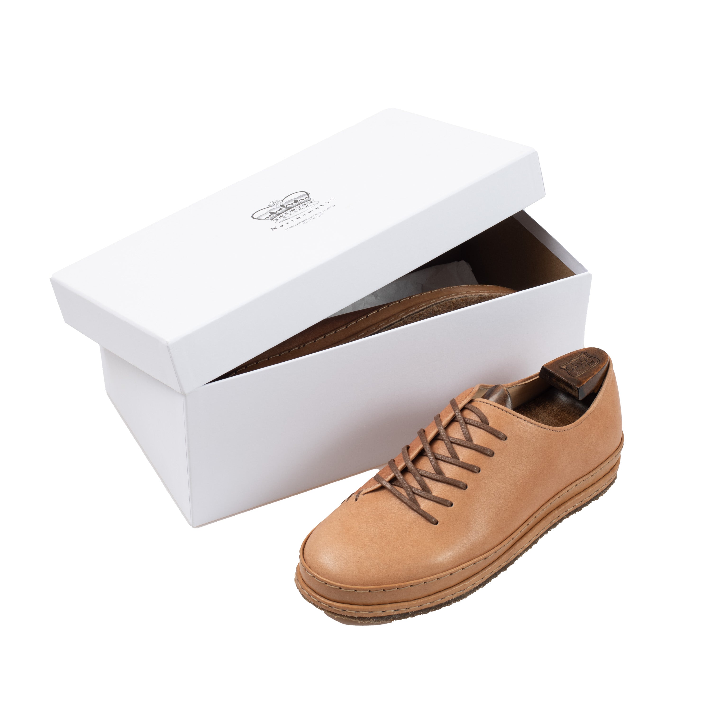 Ernest Wholecut - Natural Oak Bark Tanned Calf