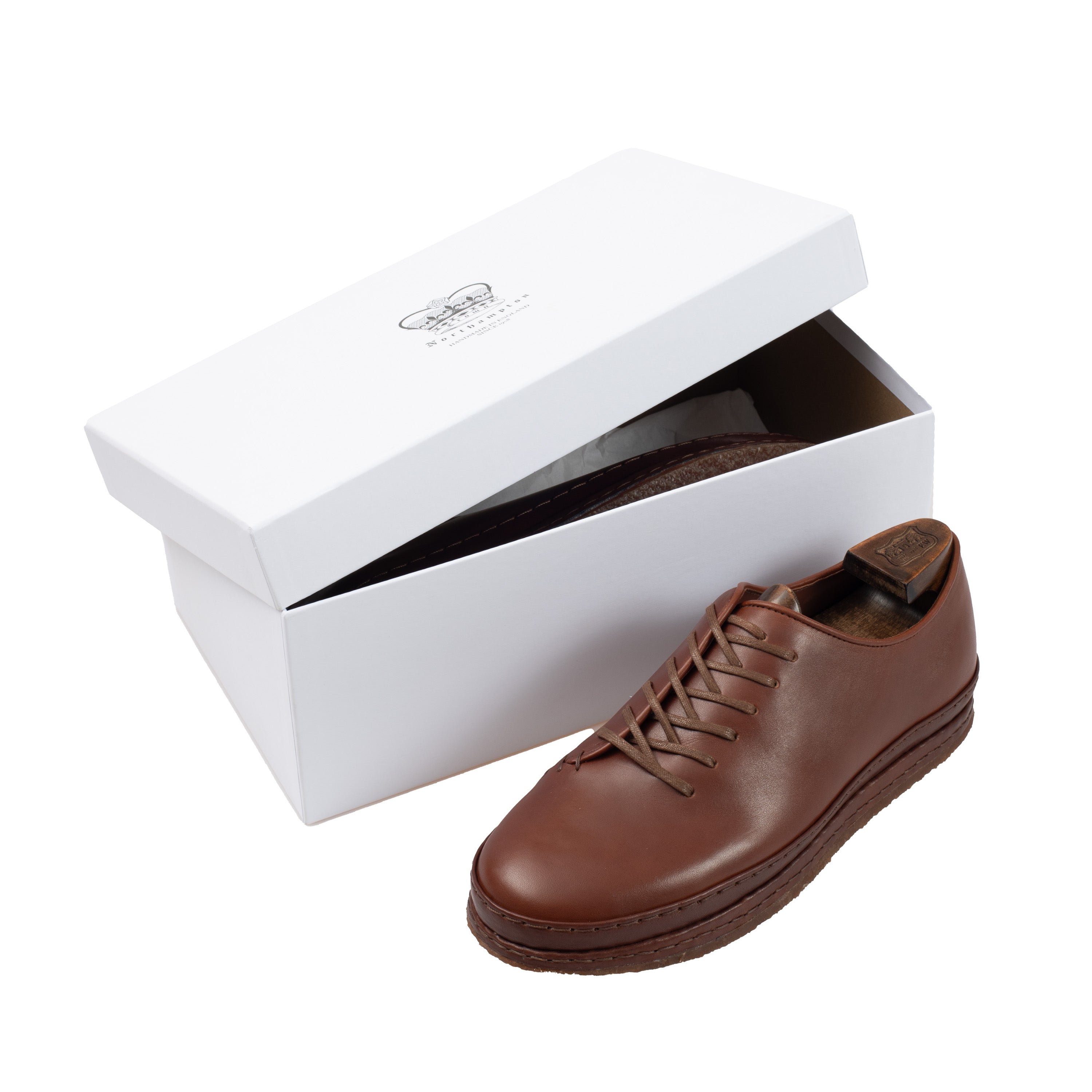 Ernest Wholecut - Brown Oak Bark Tanned Calf