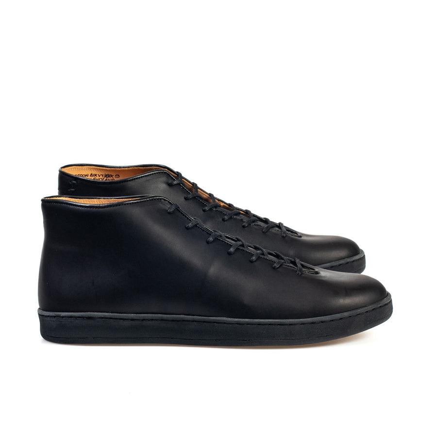 Everdon Wholecut Mid - Black Veg Tan Calf