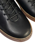 Everdon Wholecut Mid - Black Veg Tan Calf