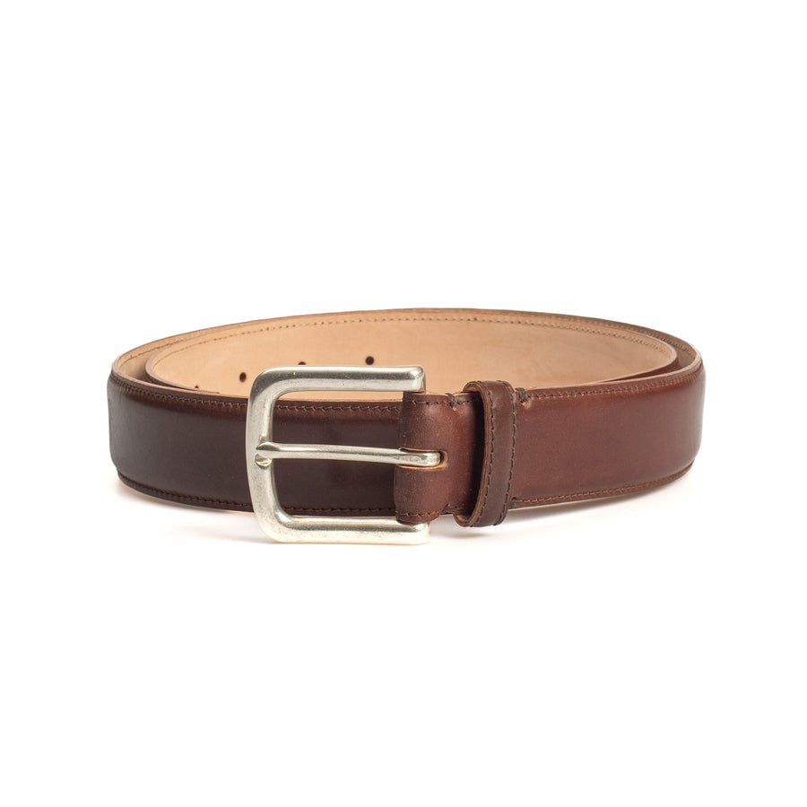 Feather Edge Belt - D11 Colour No.4 Shell Cordovan