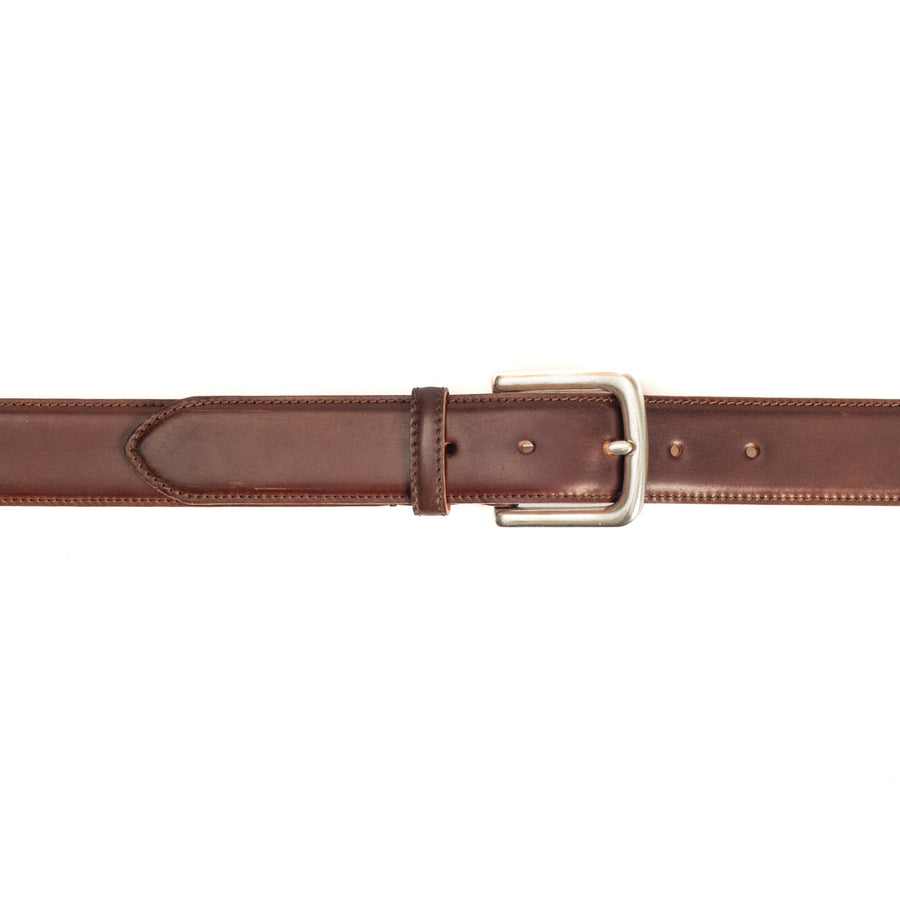 Feather Edge Belt - D11 Colour No.4 Shell Cordovan