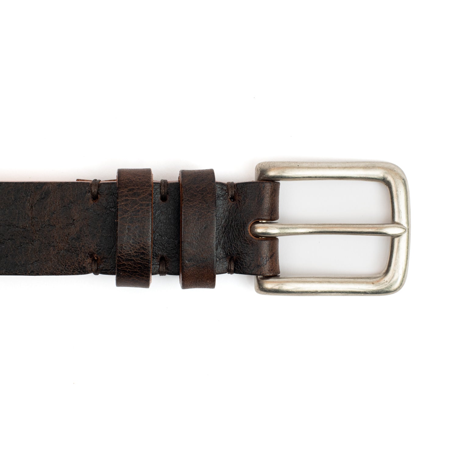 C.F. Stead Naked Kudu Snuff Leather Belt
