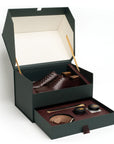 Ernest Wholecut - Merlot Oak Bark Tanned Calf - Deluxe Care Pack