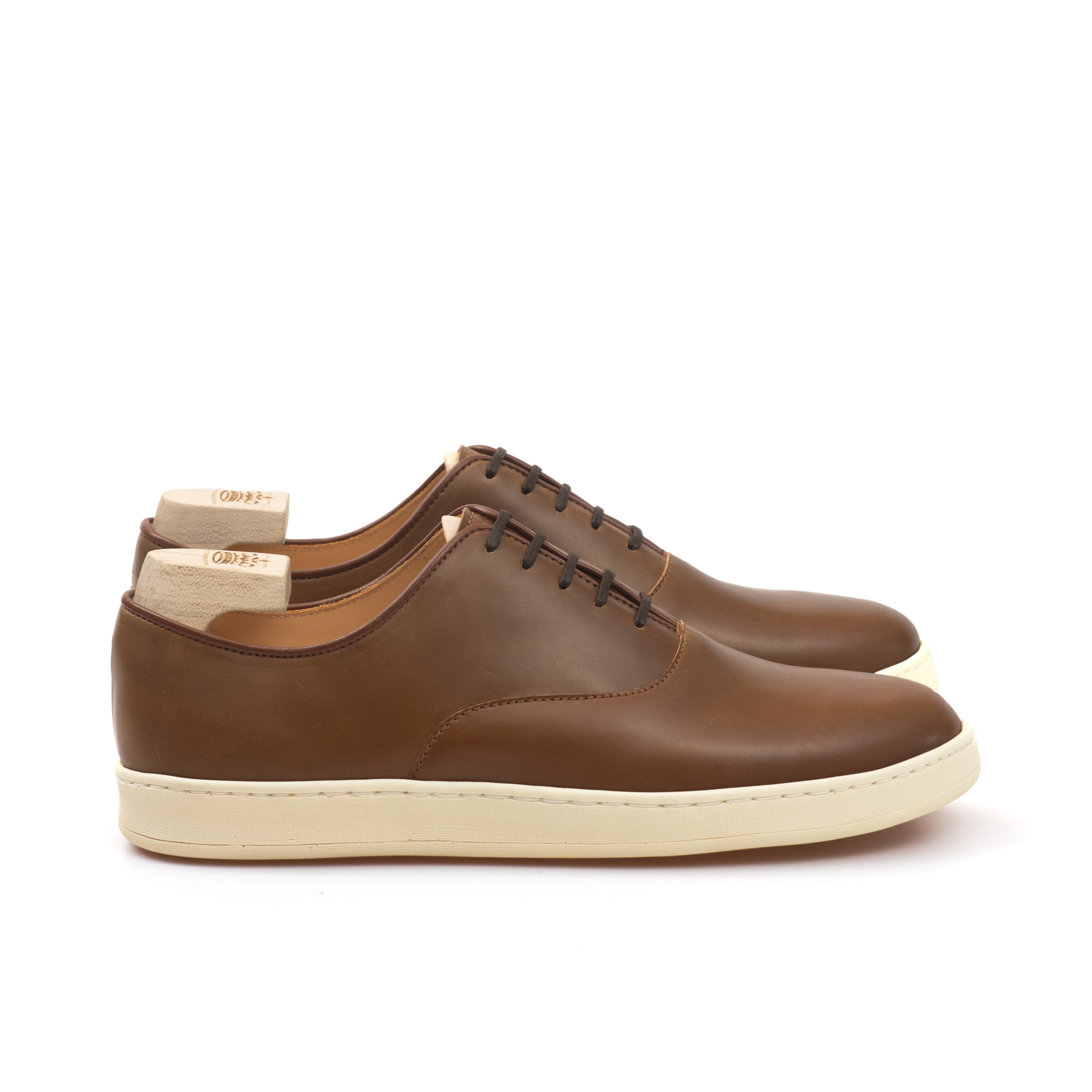 Abbey Oxford - Horween Bourbon Shell Cordovan - Deluxe Care Pack