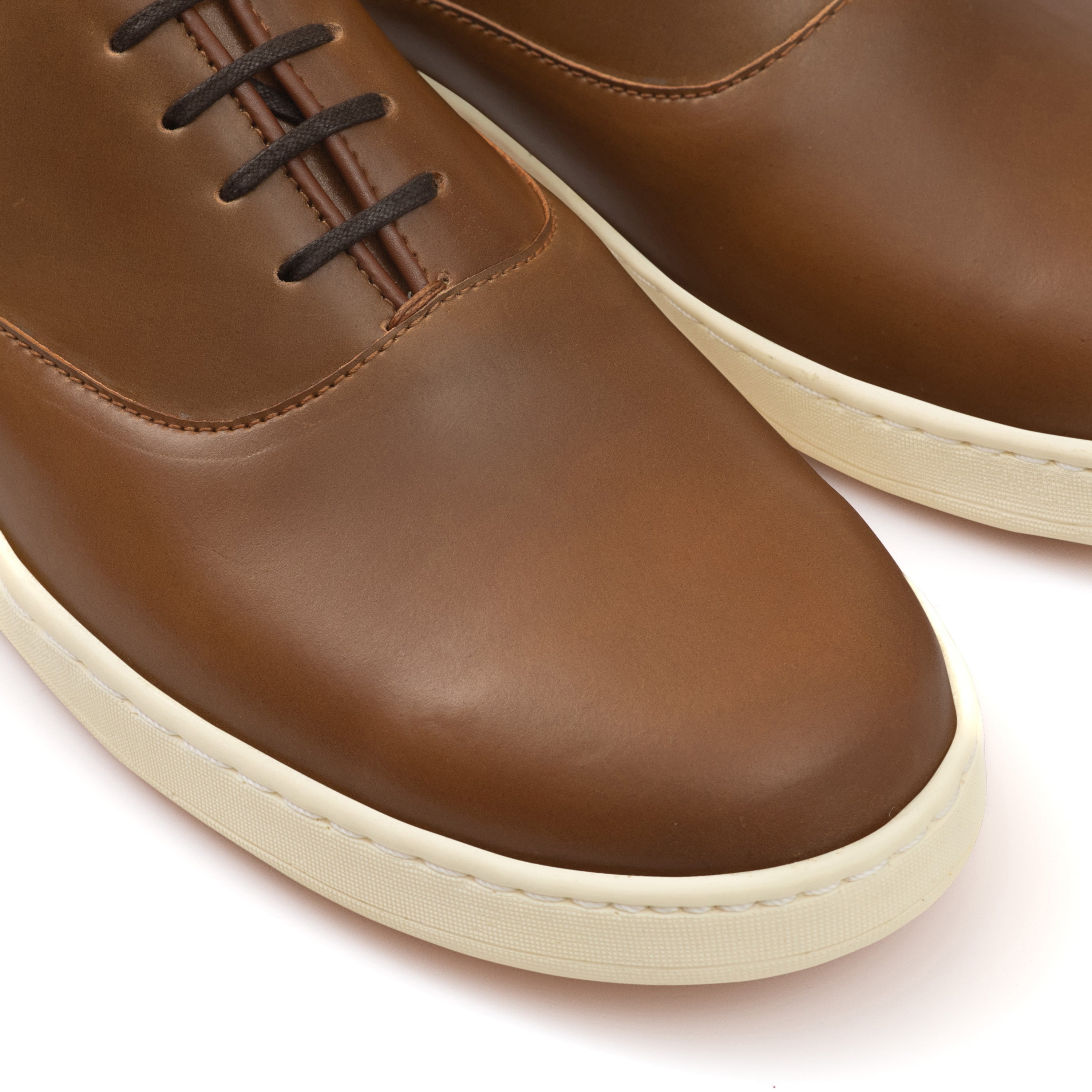 Abbey Oxford - Horween Bourbon Shell Cordovan - Deluxe Care Pack