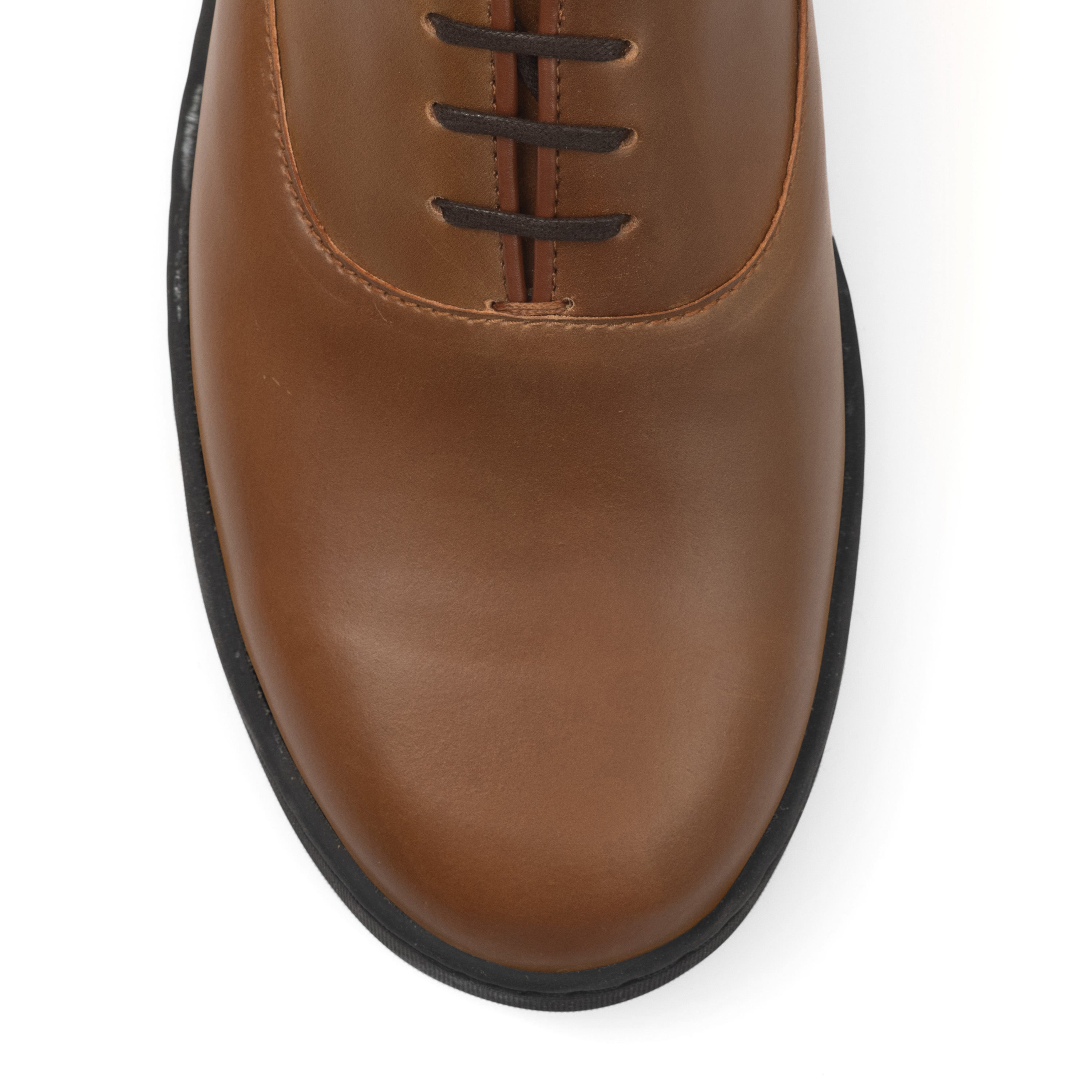 Abbey Oxford - Horween Bourbon Shell Cordovan - Deluxe Care Pack