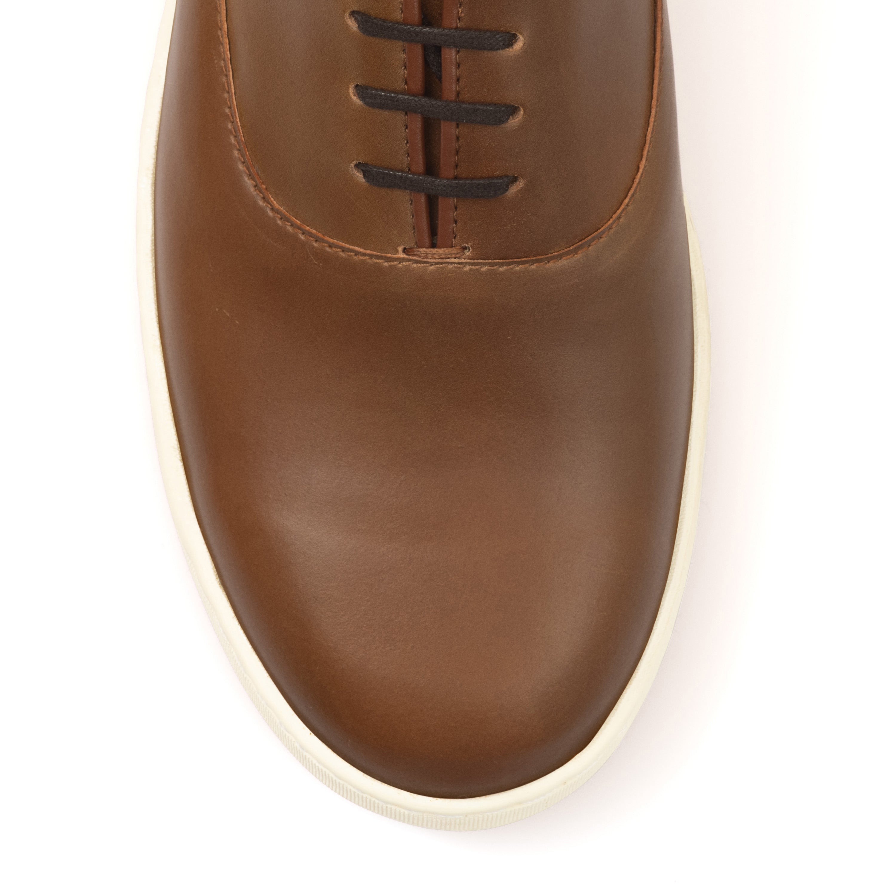 Abbey Oxford - Horween Bourbon Shell Cordovan - Deluxe Care Pack