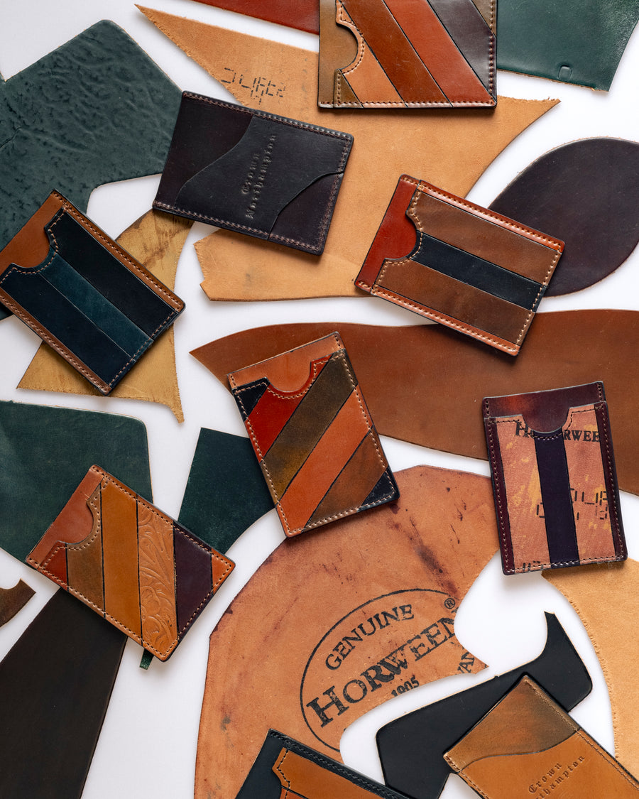 Off-Cuts Collection Shell Cordovan Card Holders