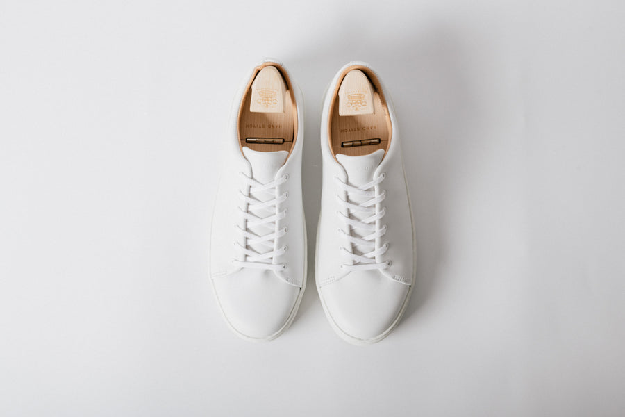 Box Calf White Sneaker