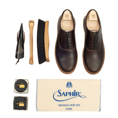 Abbey Oxford - Horween Dark Cognac Shell Cordovan - Deluxe Care Pack