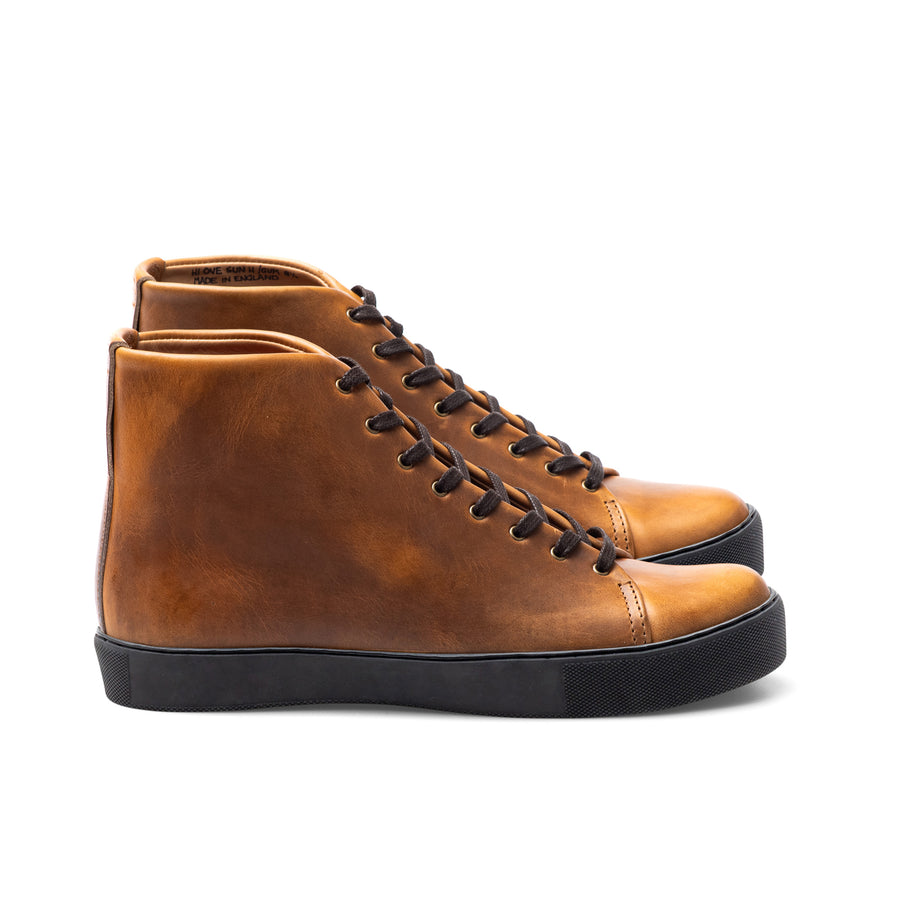 Overstone Hi Derby - Horween Sunflower Chromexcel