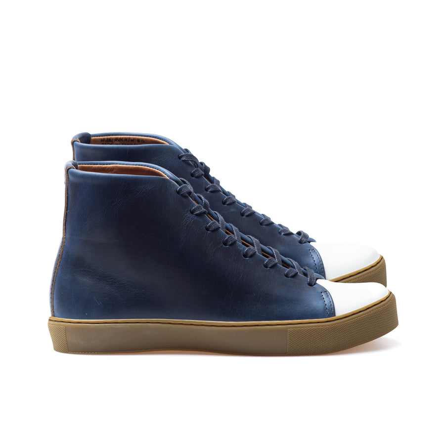 Abington Hi Toe Cap - Horween Ink Chromexcel