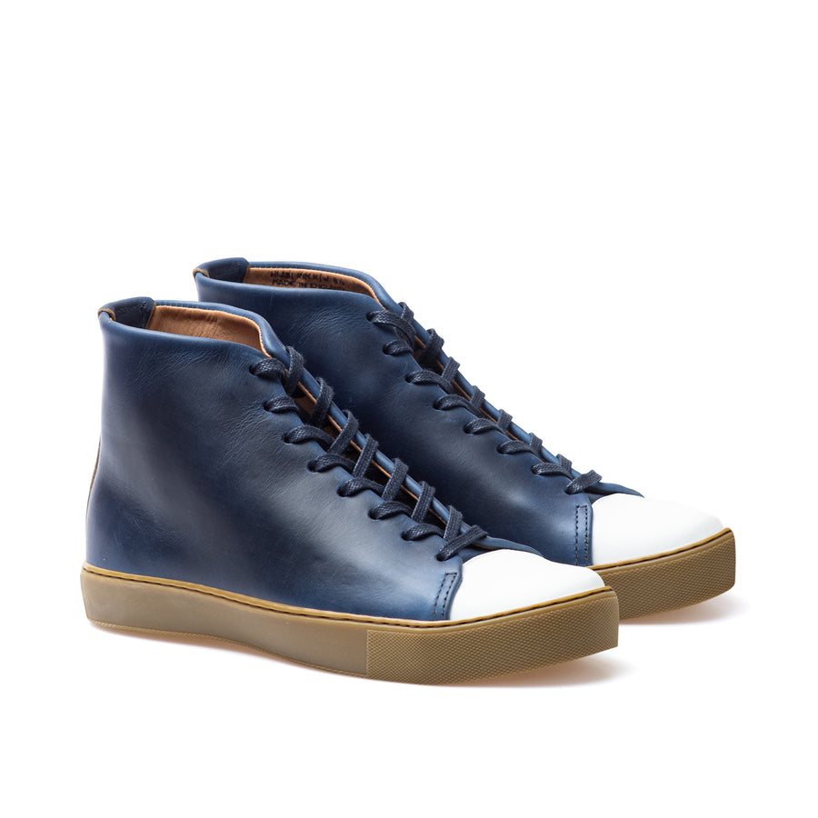 Abington Hi Toe Cap - Horween Ink Chromexcel