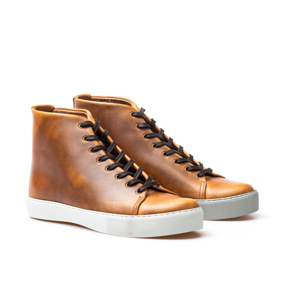 Overstone Hi Derby - Horween Sunflower Chromexcel