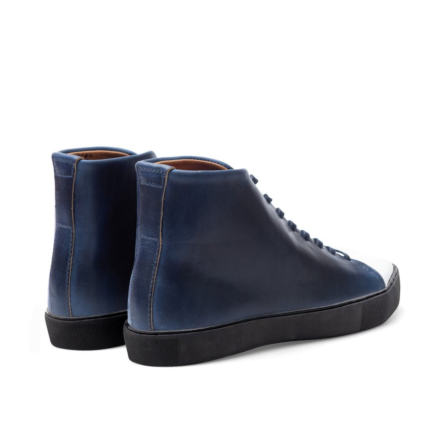 Abington Hi Toe Cap - Horween Ink Chromexcel