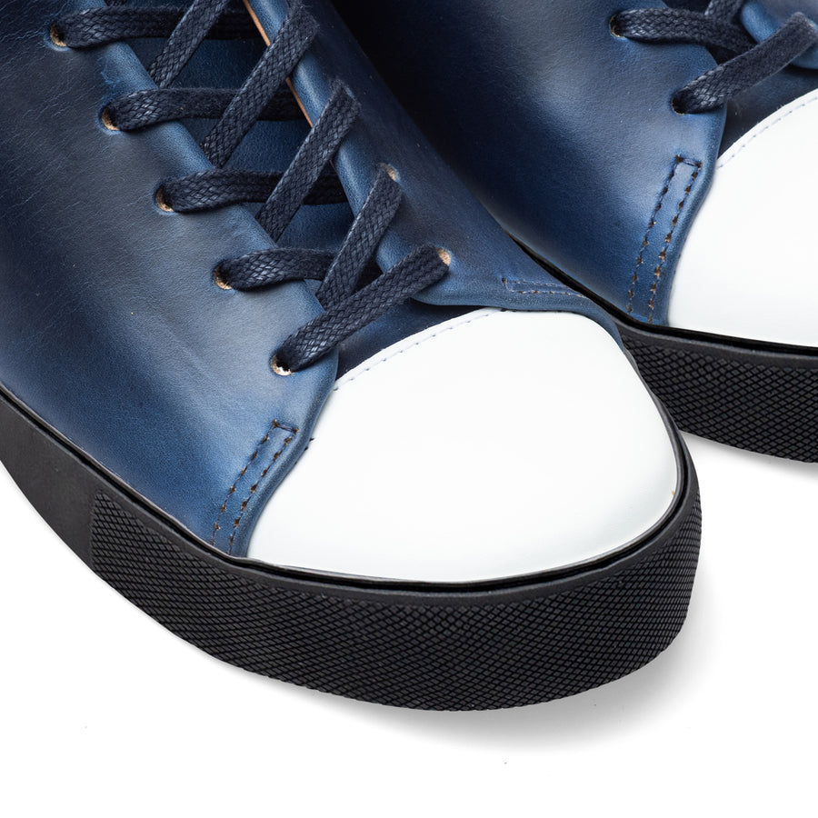 Horween Ink Abington Hi Toe Cap - Horween Ink Chromexcel – Crown Northampton