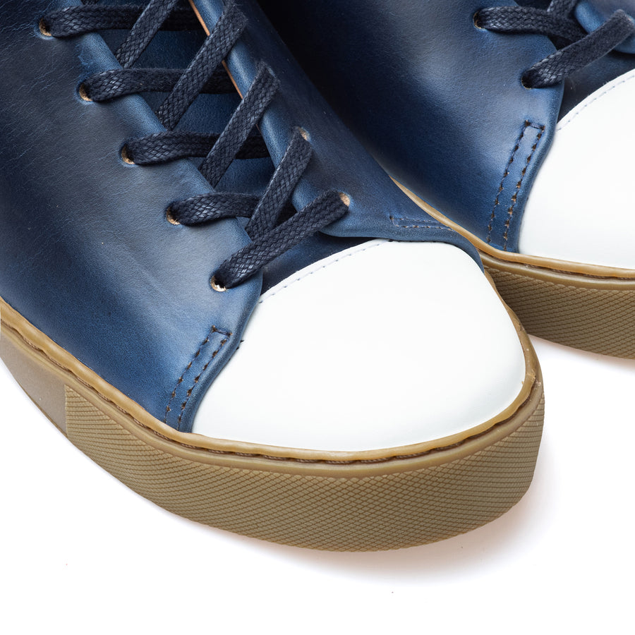 Abington Hi Toe Cap - Horween Ink Chromexcel