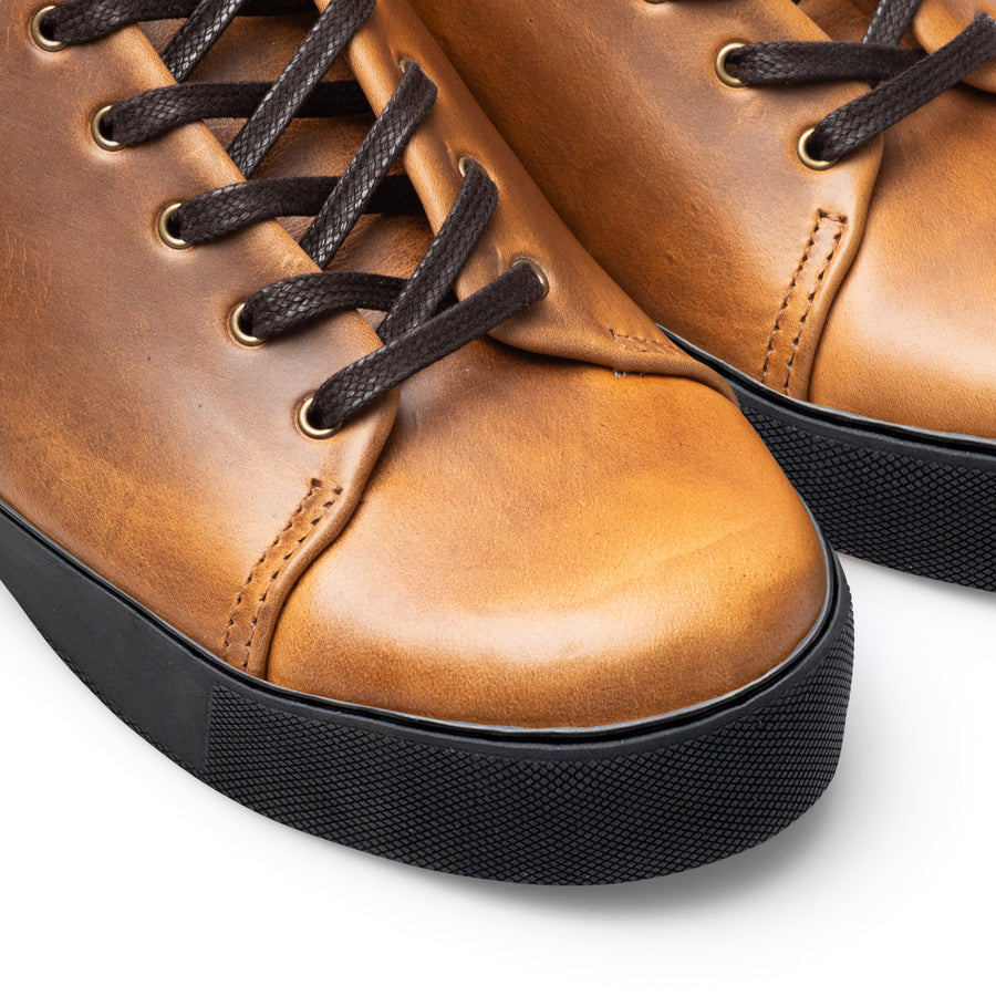 Overstone Hi Derby - Horween Sunflower Chromexcel