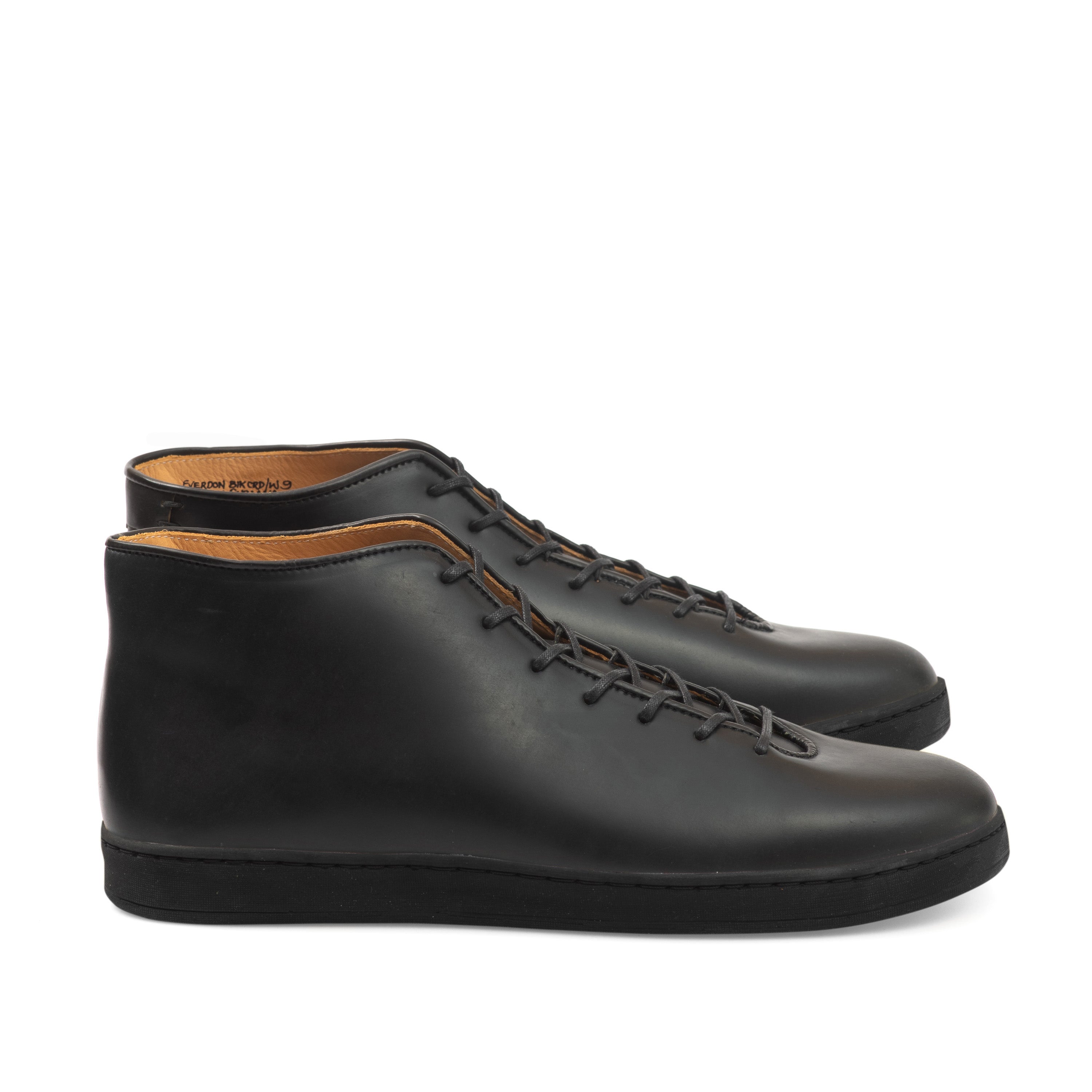 Everdon Wholecut Mid - Horween Black Shell Cordovan