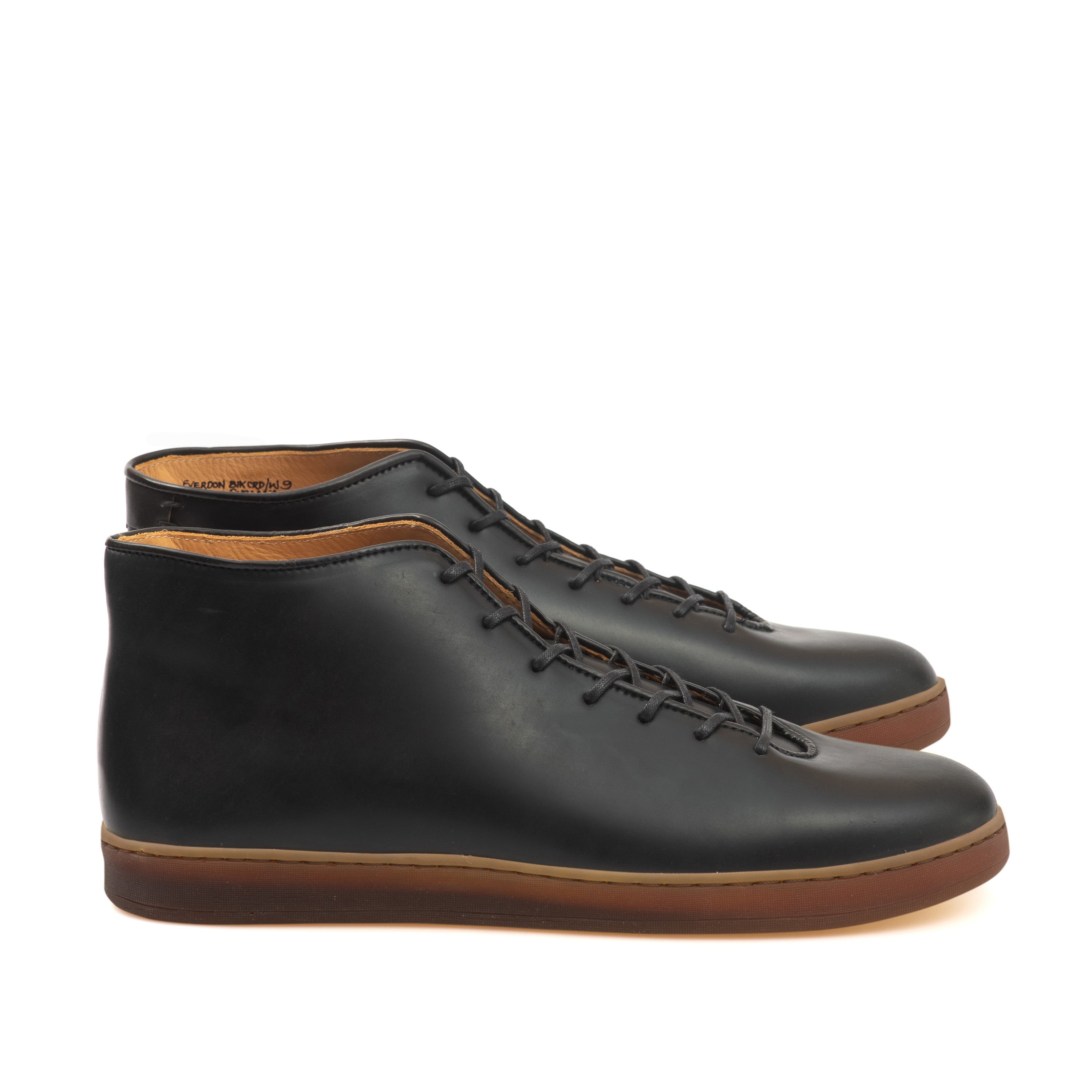 Everdon Wholecut Mid - Horween Black Shell Cordovan