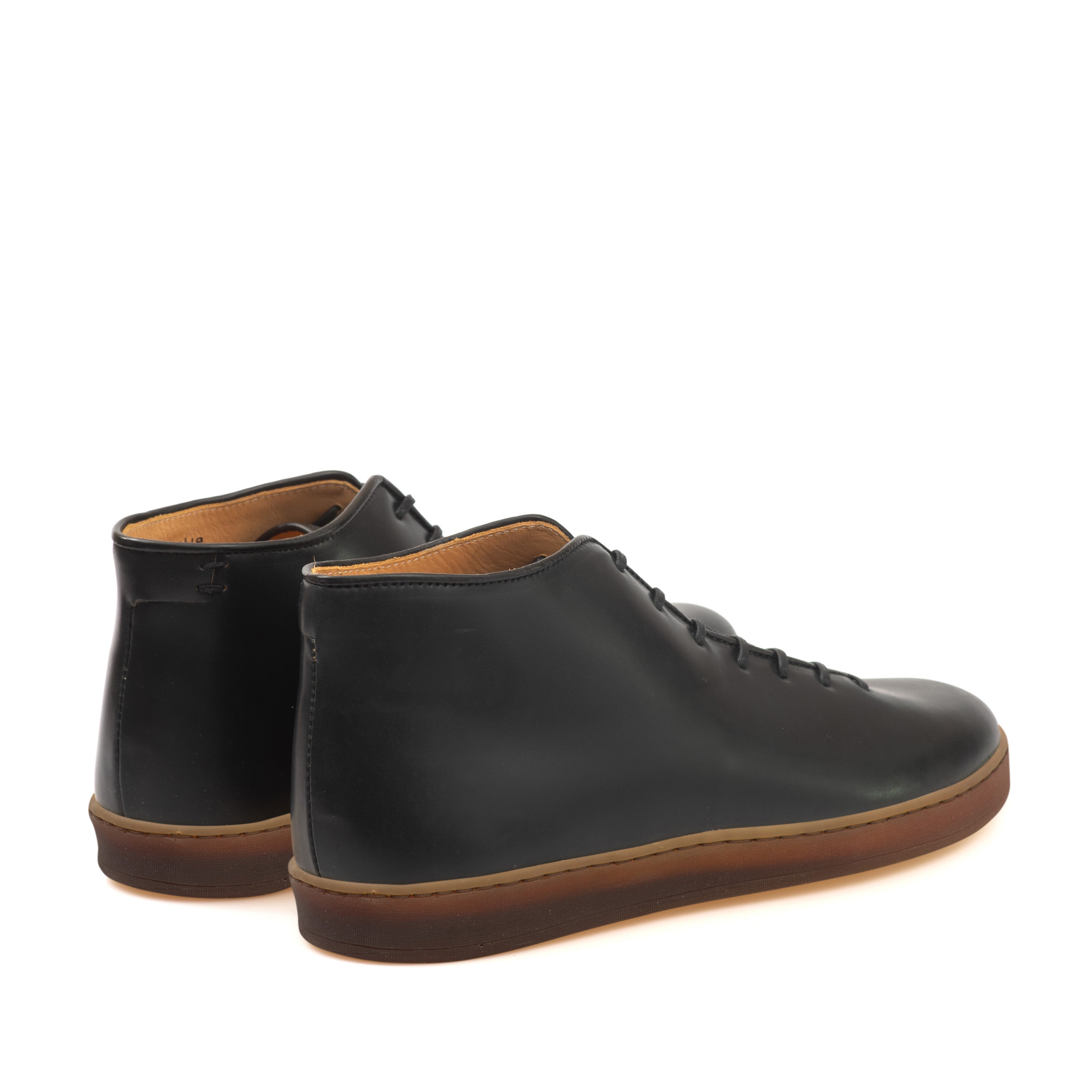 Everdon Wholecut Mid - Horween Black Shell Cordovan
