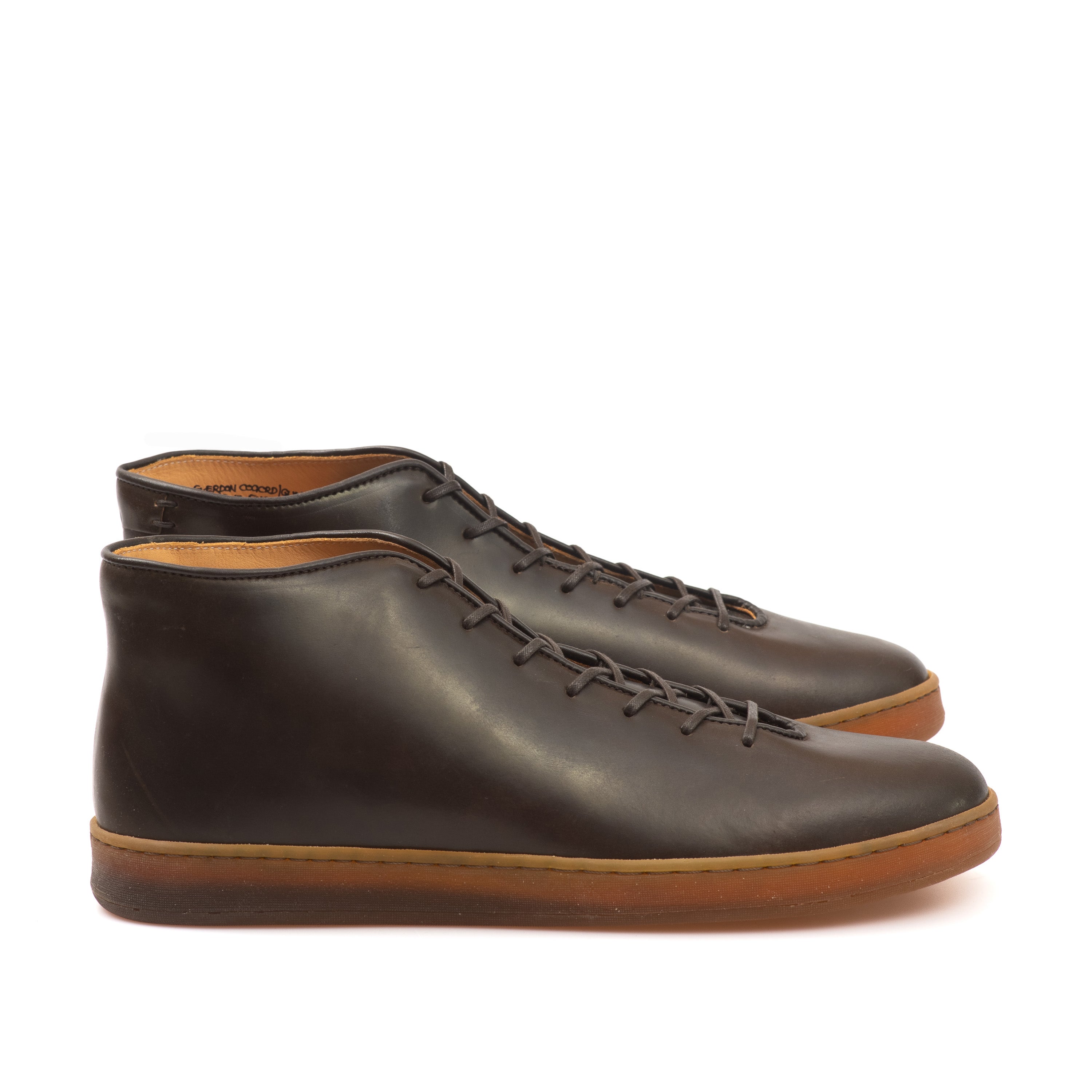 Everdon Wholecut - Horween Dark Cognac Shell Cordovan - Deluxe Care Pack