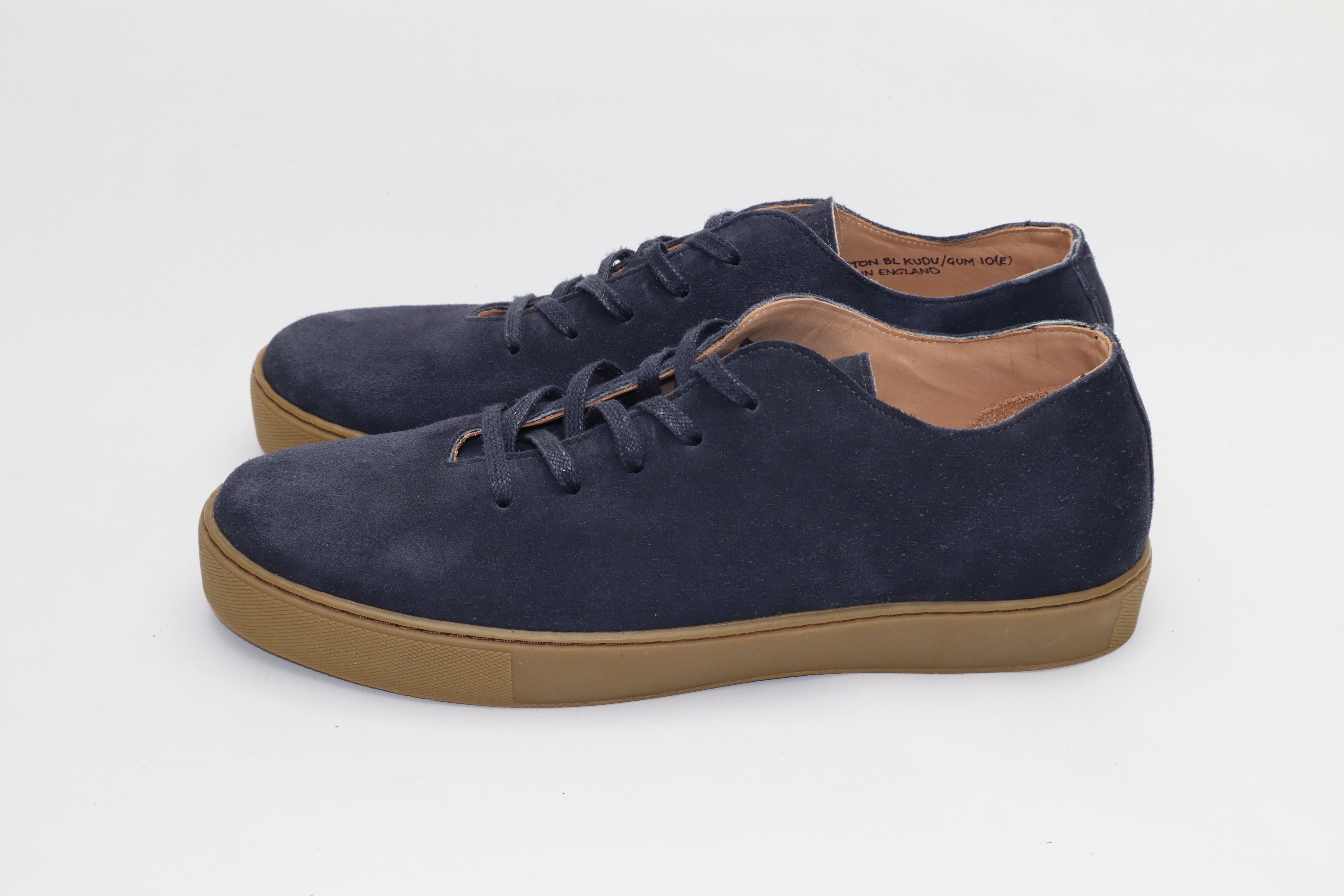 Upton Wholecut - Navy Kudu Suede - SRE4 44