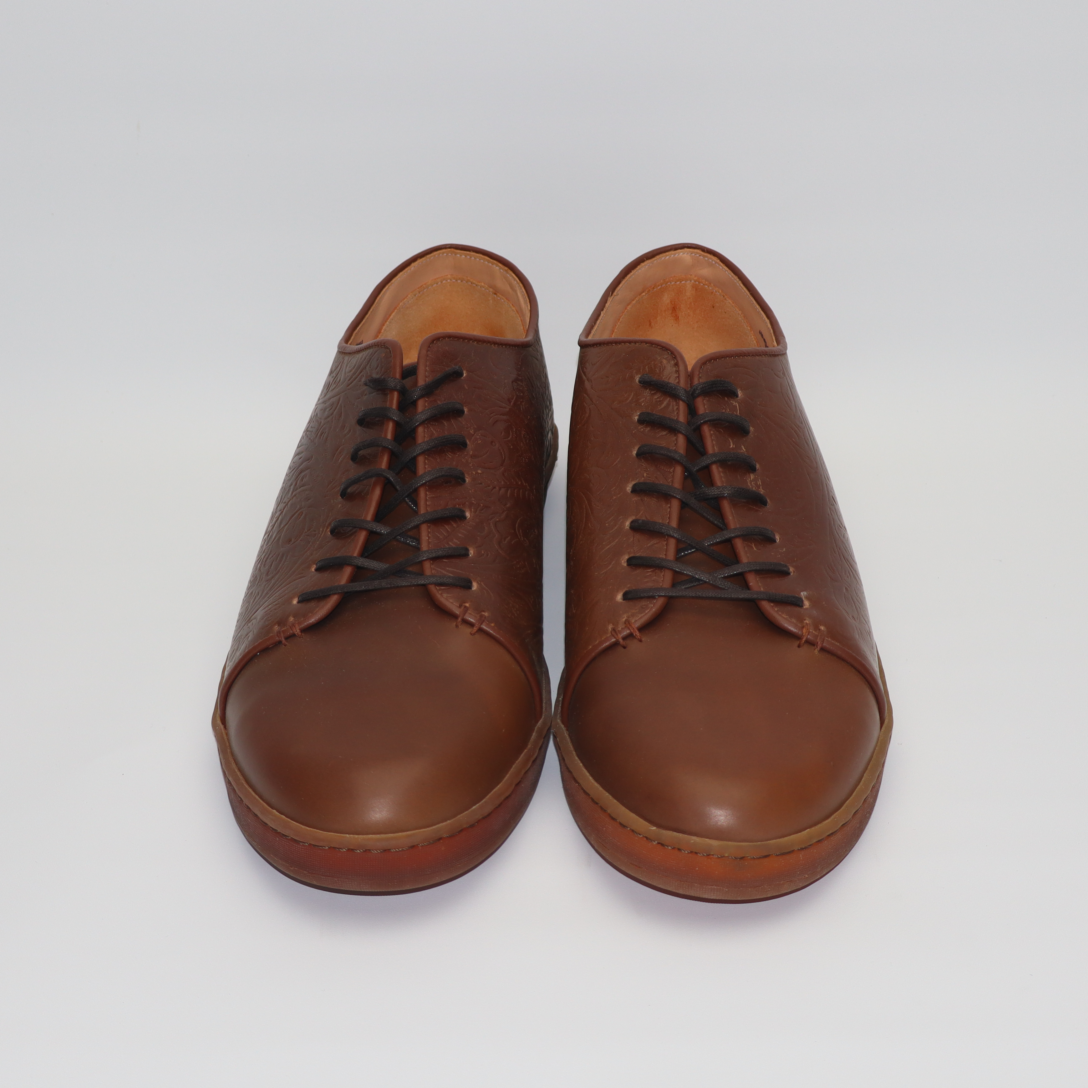 Harlestone Derby - D12 Western Floral Bourbon Shell Cordovan - SRE 40