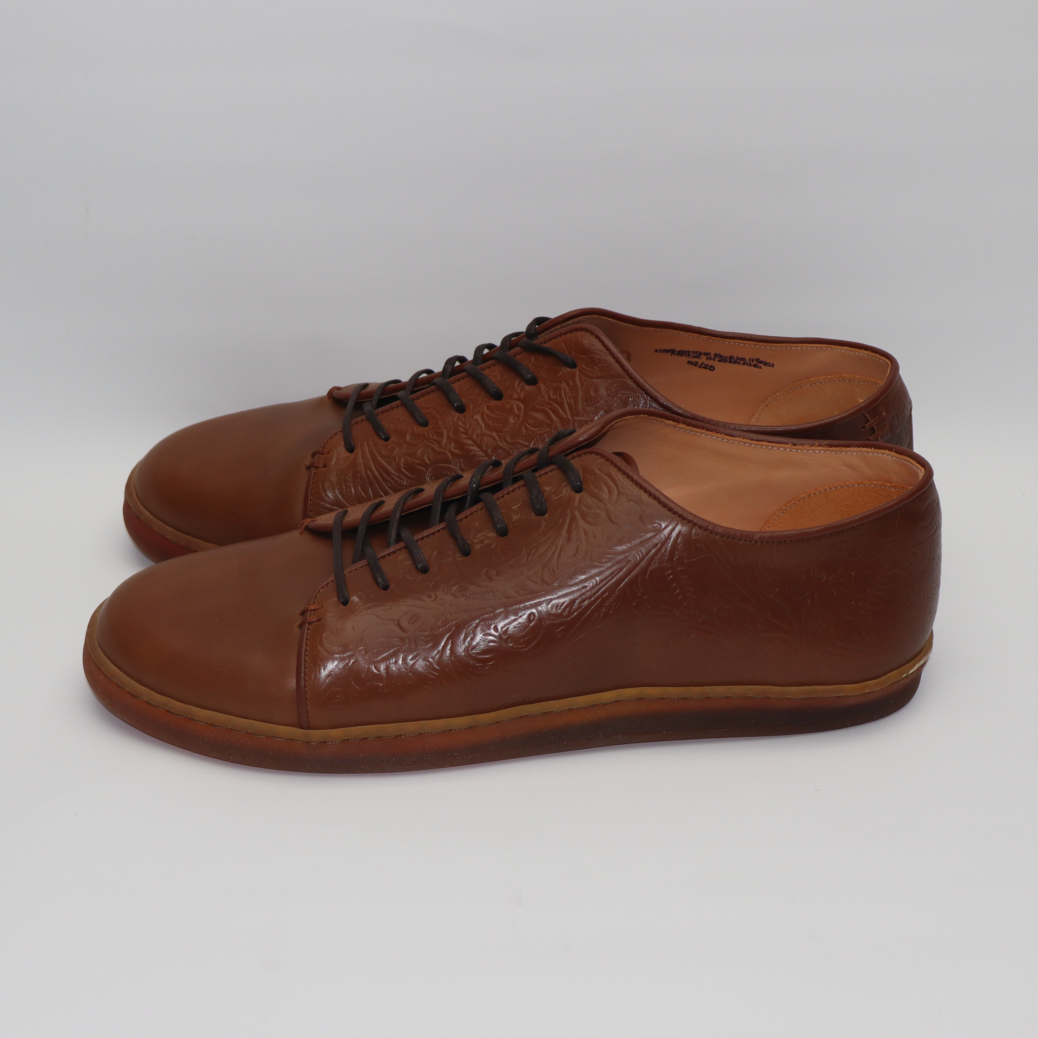 Harlestone Derby - D12 Western Floral Bourbon Shell Cordovan - SRE 40