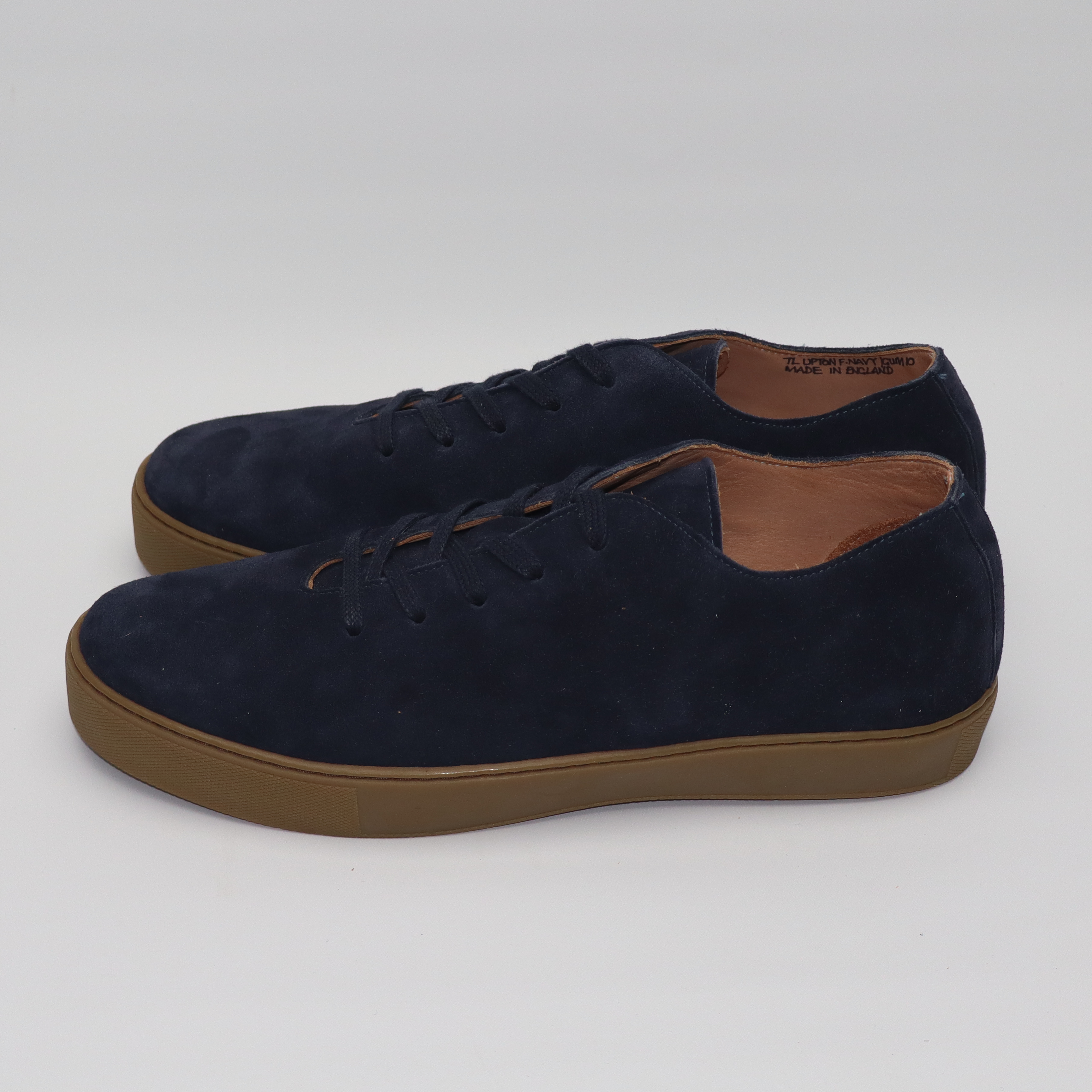 Upton Wholecut TL - French Navy Janus Calf Suede - SRE 67