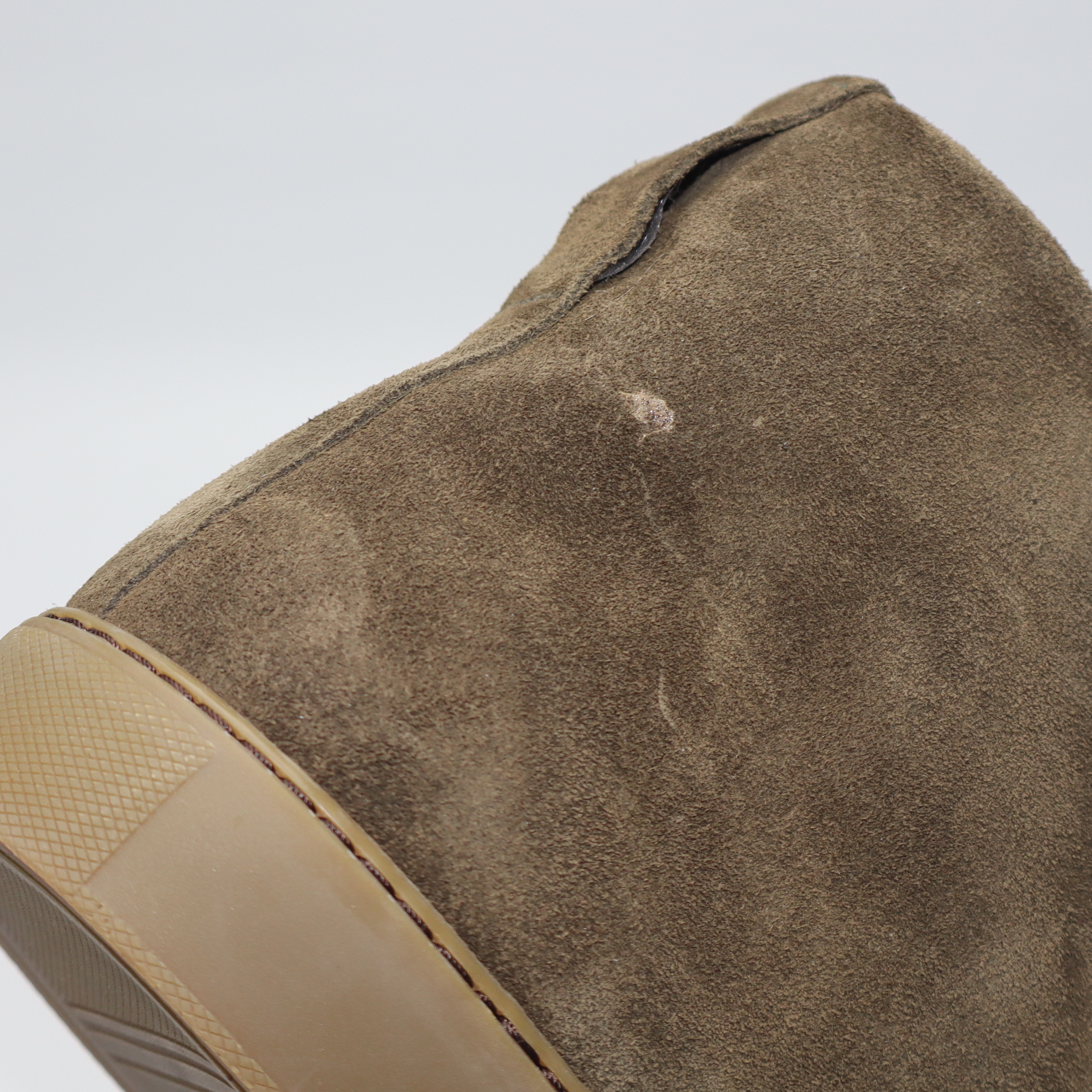 Overstone Hi Derby - Olive Calf Suede - SRE 54