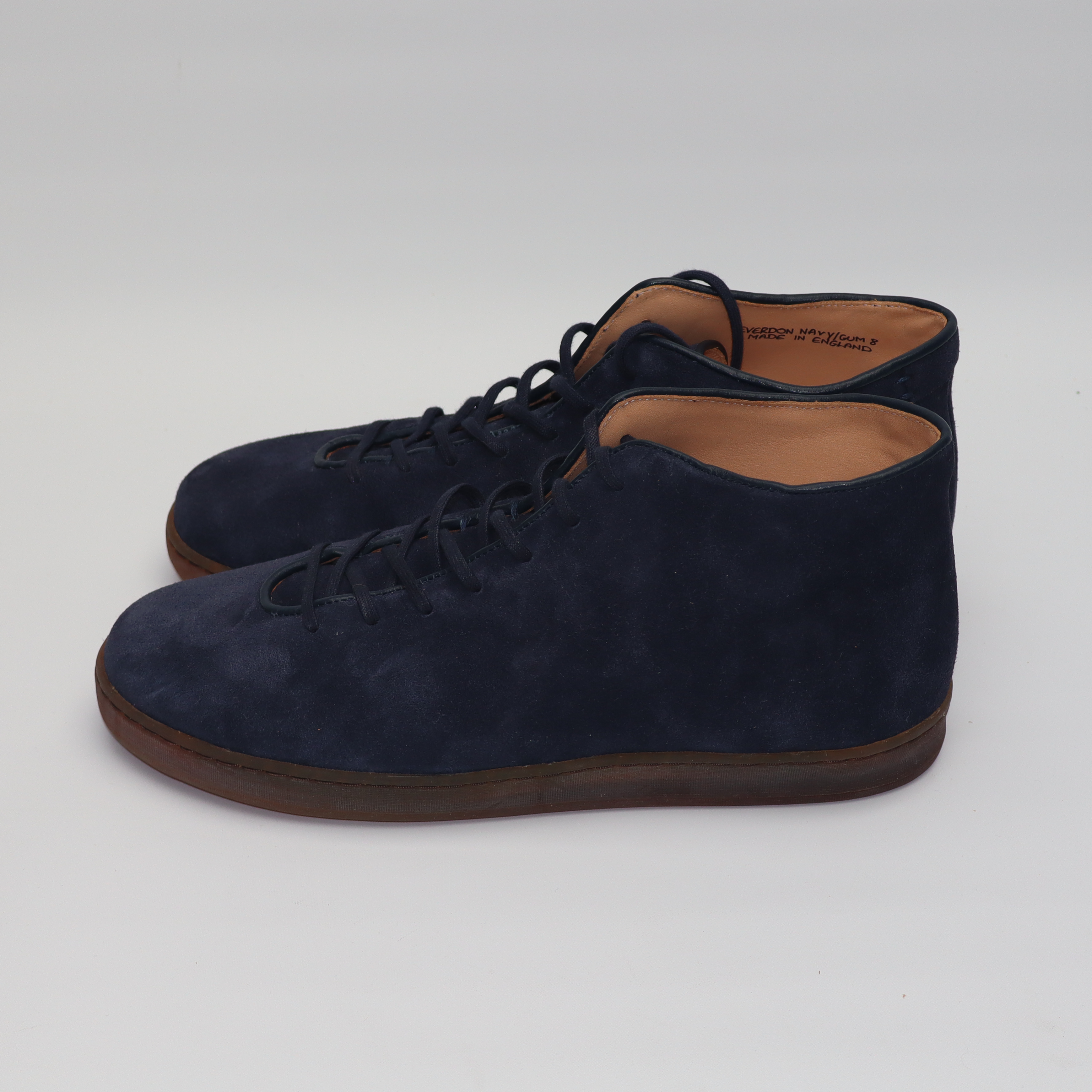 Everdon Wholecut Mid - Navy Scottish Deer Suede - SRE 82