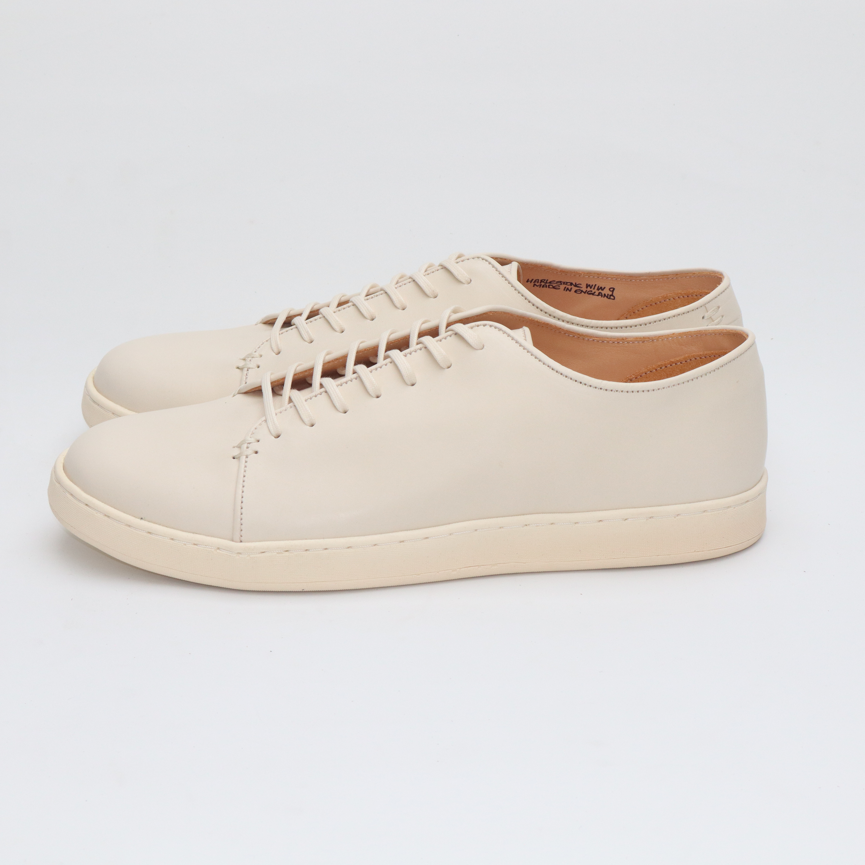 Harlestone Derby - Off White Veg Tan Calf - SRE2 8