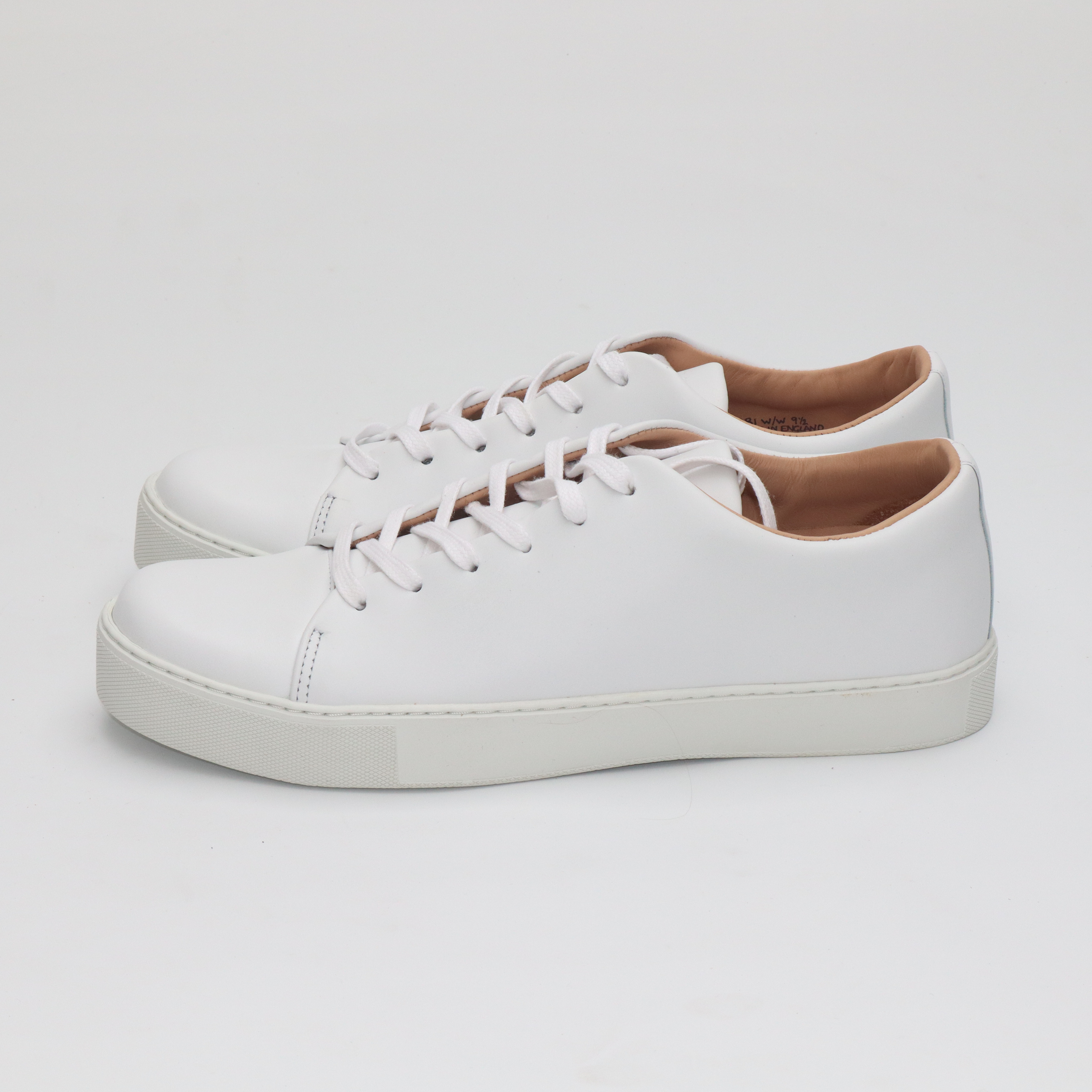 Abington Toe Cap - All White Calf - SRE2 1