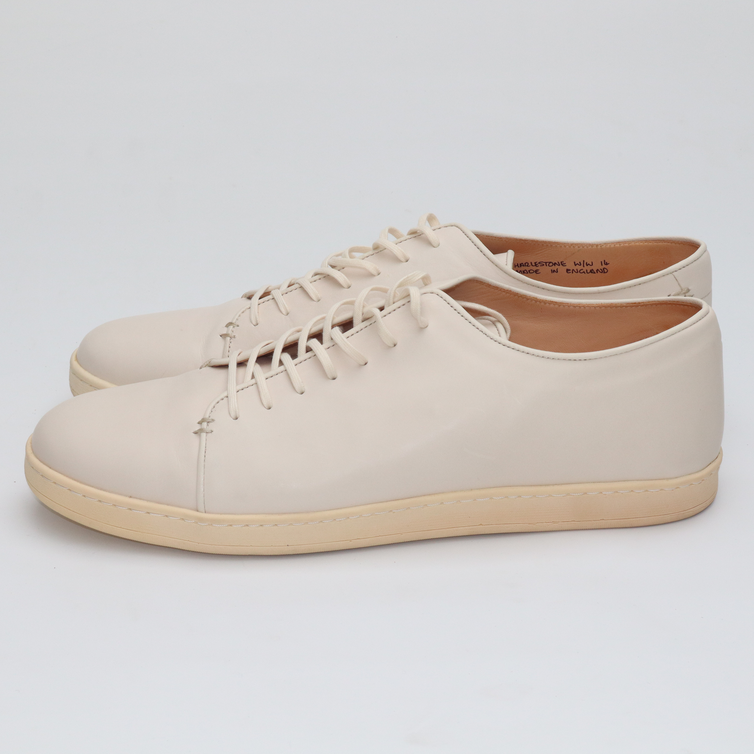 Harlestone Derby - Off White Veg Tan Calf - SRE2 13