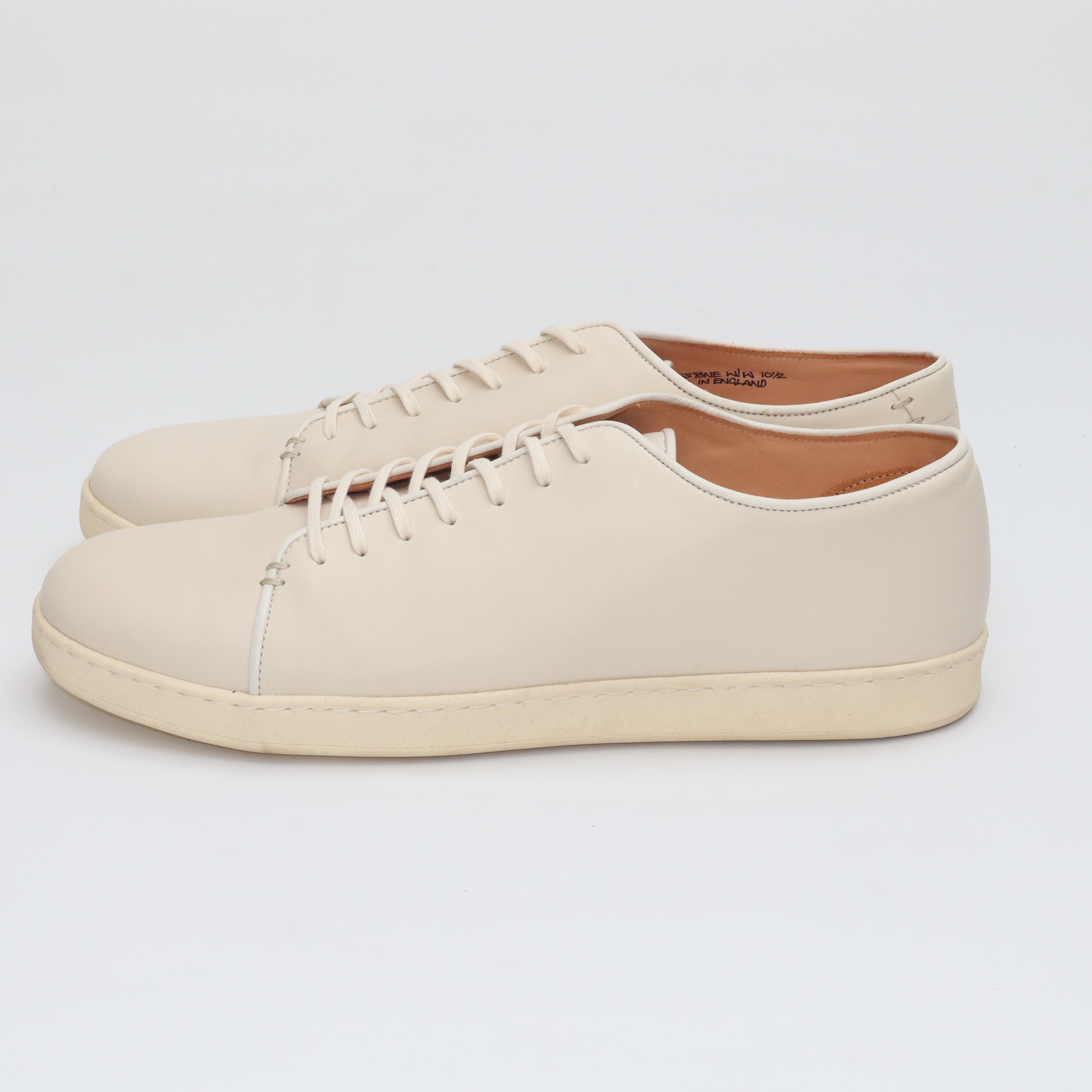 Harlestone Derby - Off White Veg Tan Calf - SRE2 10