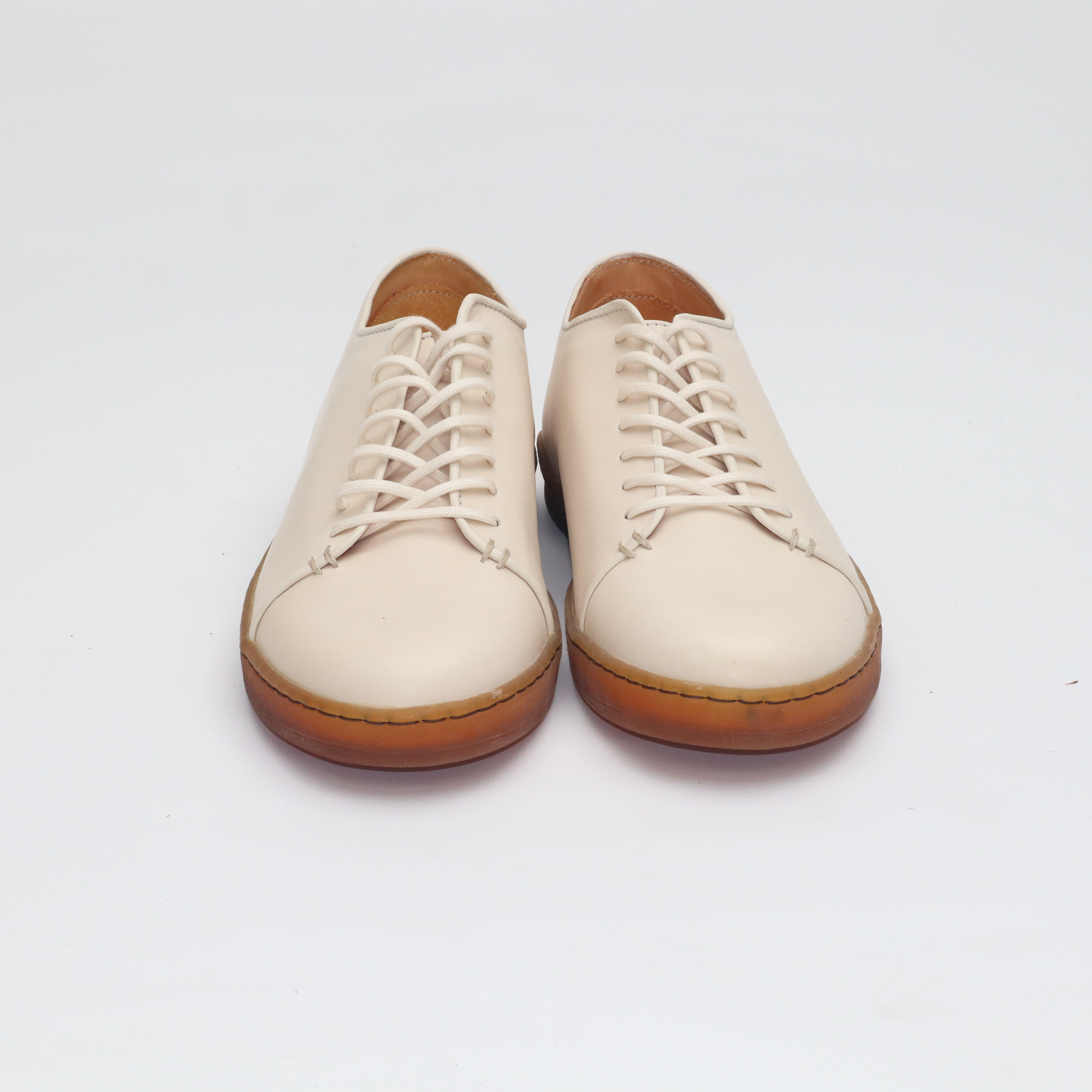 Harlestone Derby - Off White Veg Tan Calf - SRE2 68