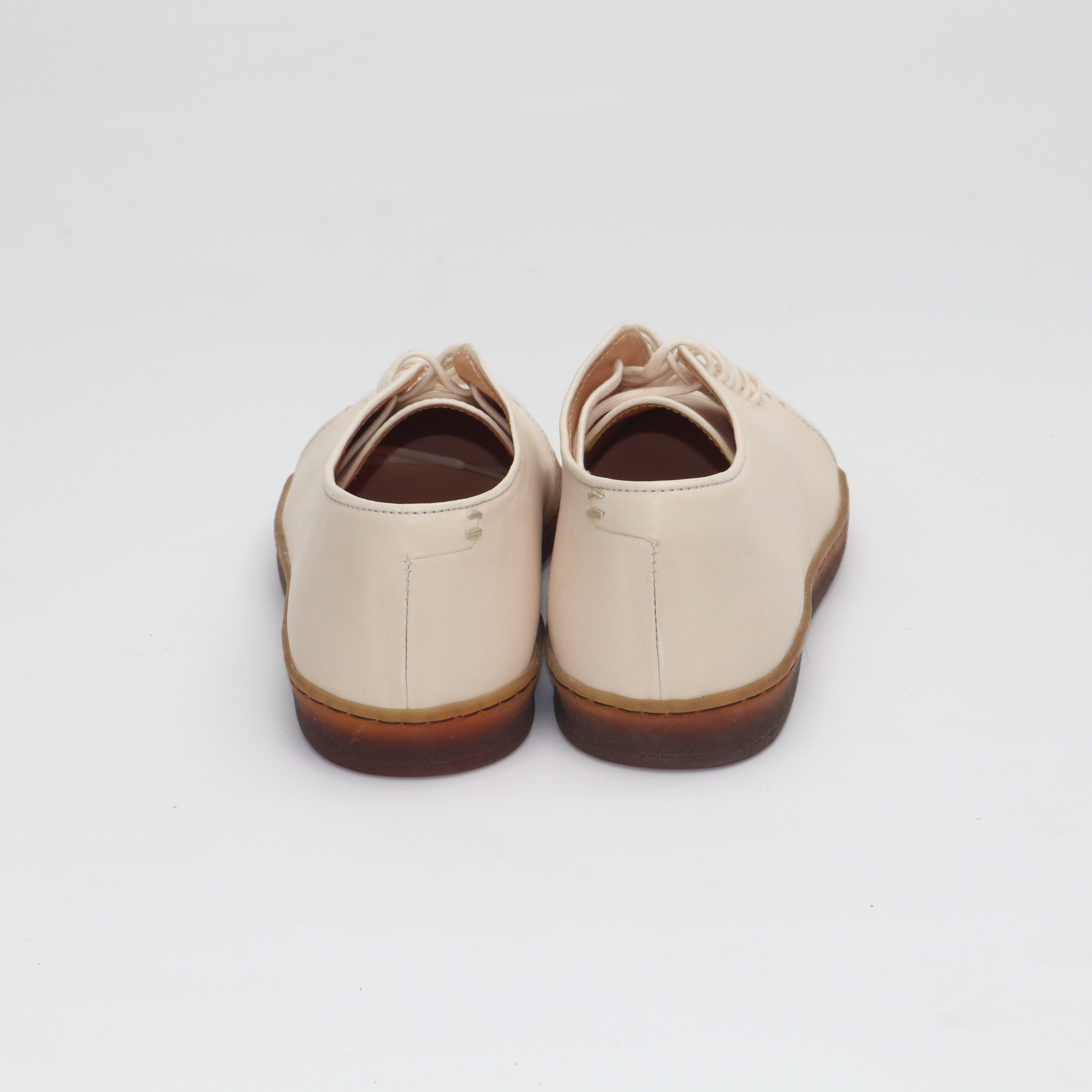 Harlestone Derby - Off White Veg Tan Calf - SRE2 68