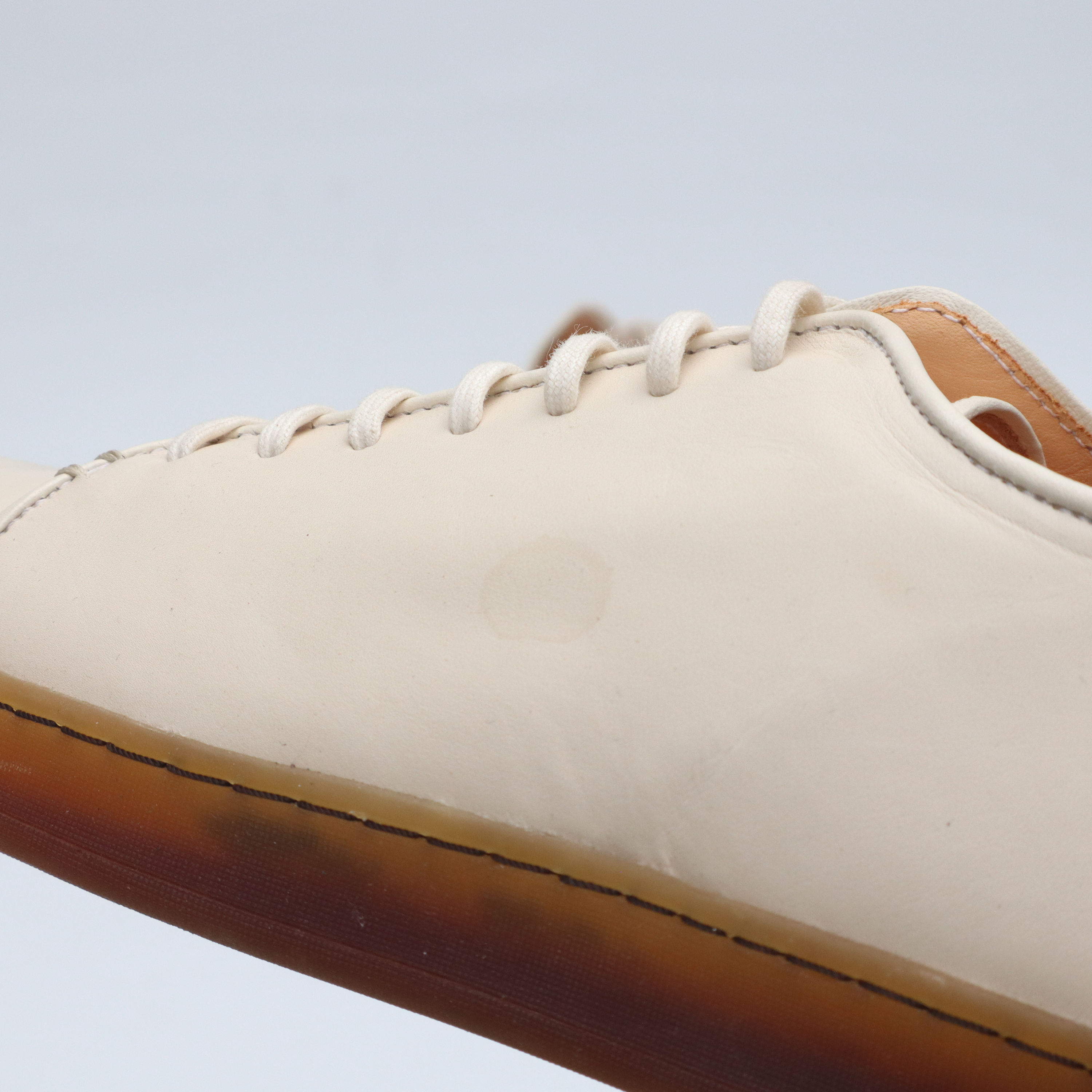 Harlestone Derby - Off White Veg Tan Calf - SRE2 68