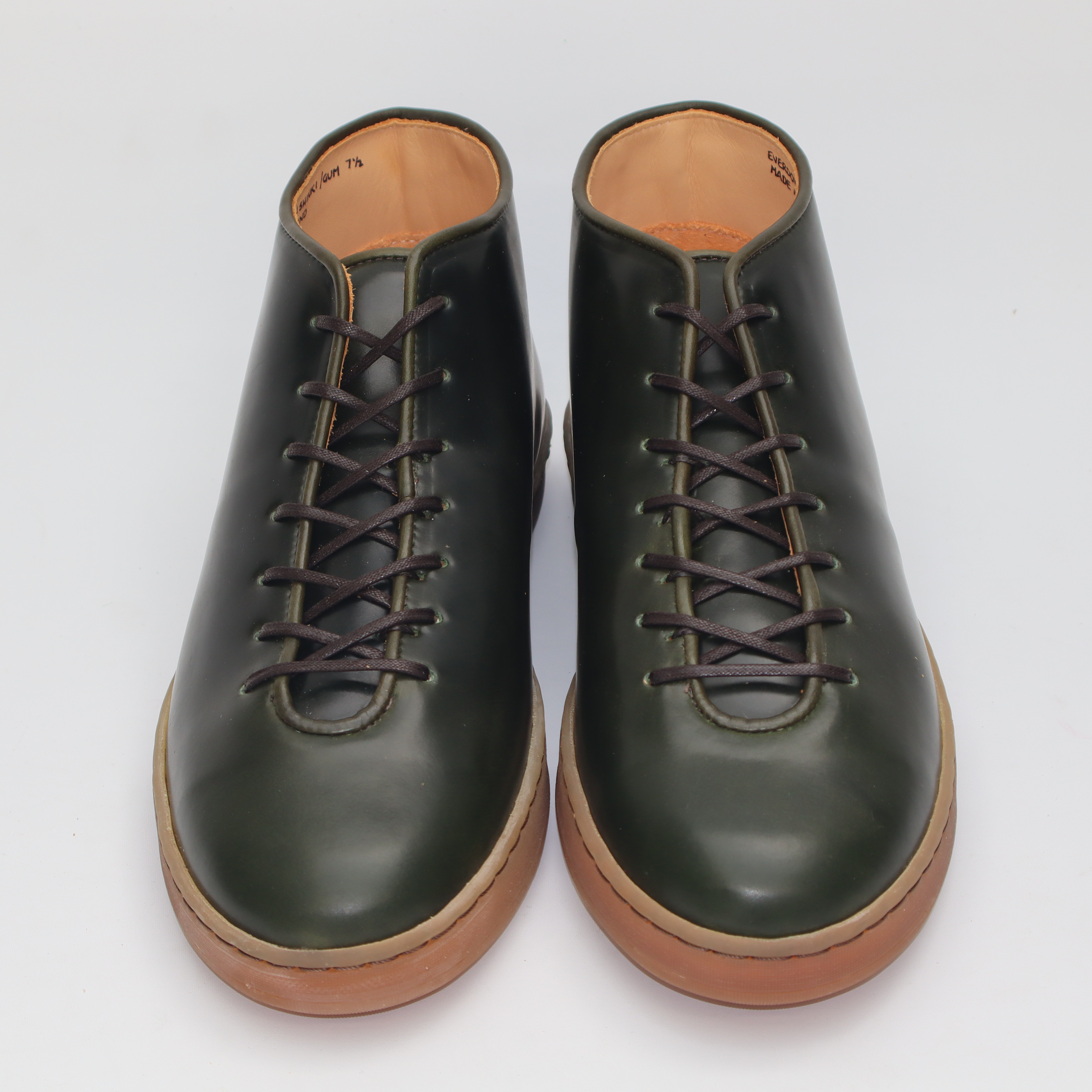 Everdon Wholecut Mid - Shinki Green Shell Cordovan - SRE3 4