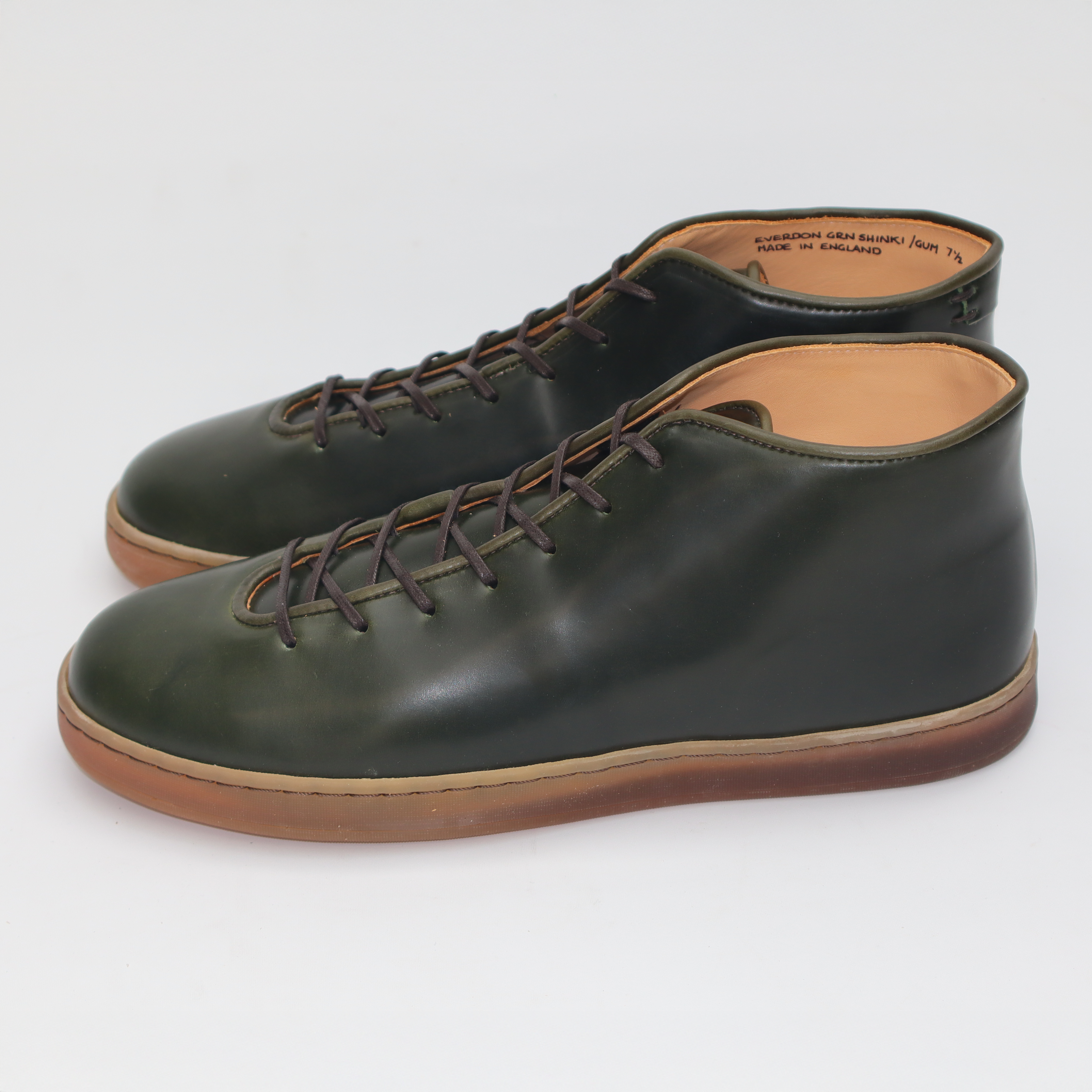 Everdon Wholecut Mid - Shinki Green Shell Cordovan - SRE3 4