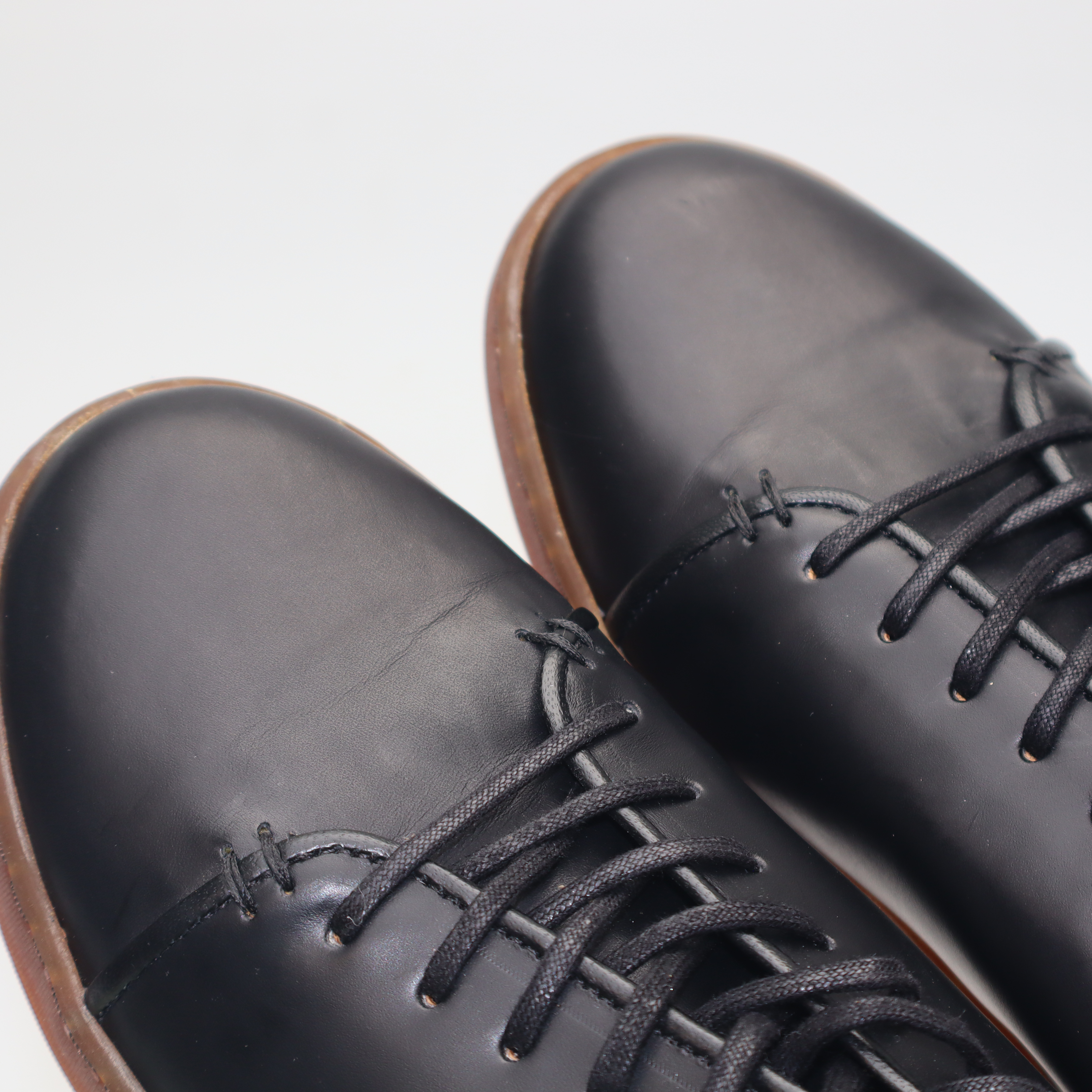Harlestone Derby - Black Veg Tan Calf - SRE3 11