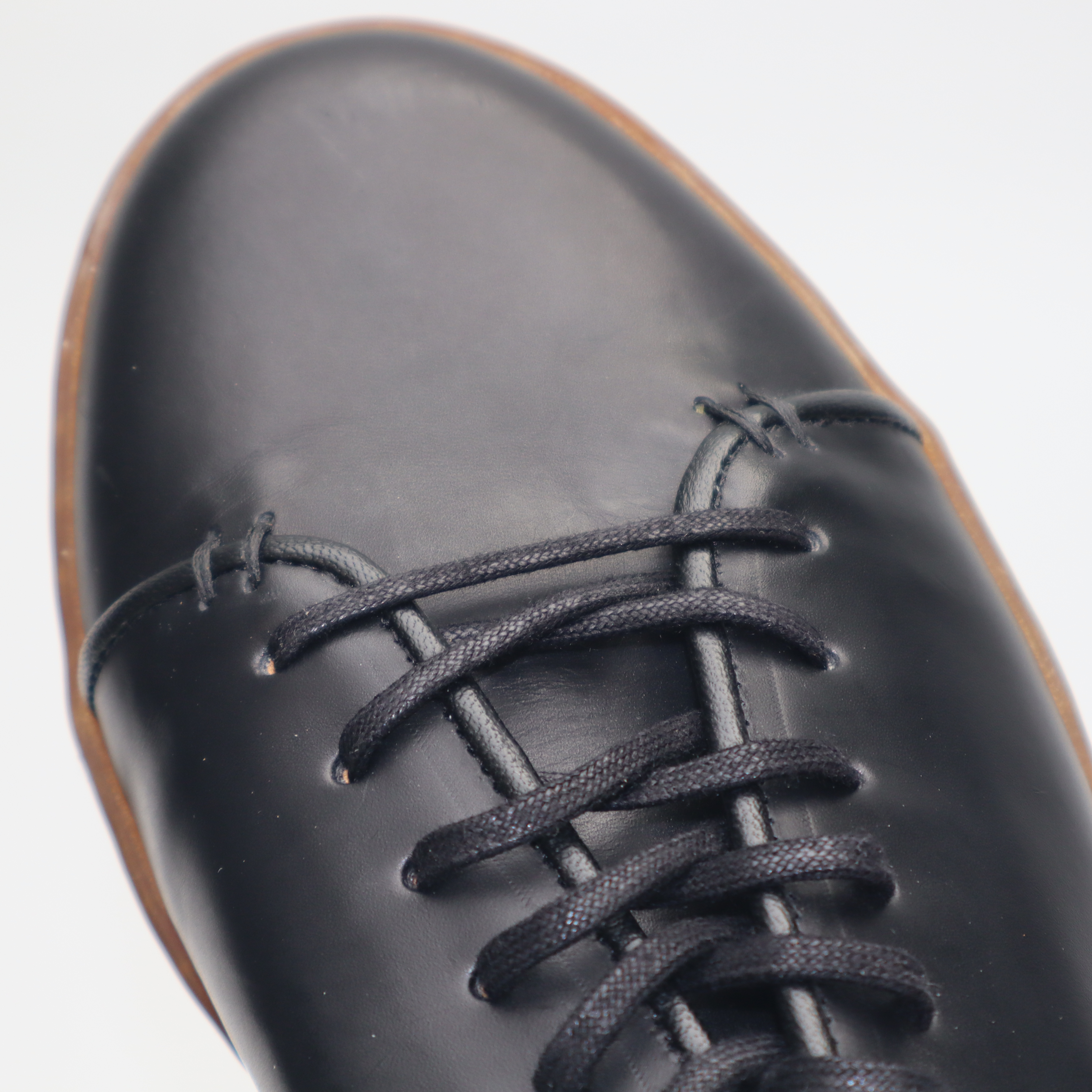 Harlestone Derby - Black Veg Tan Calf - SRE3 11