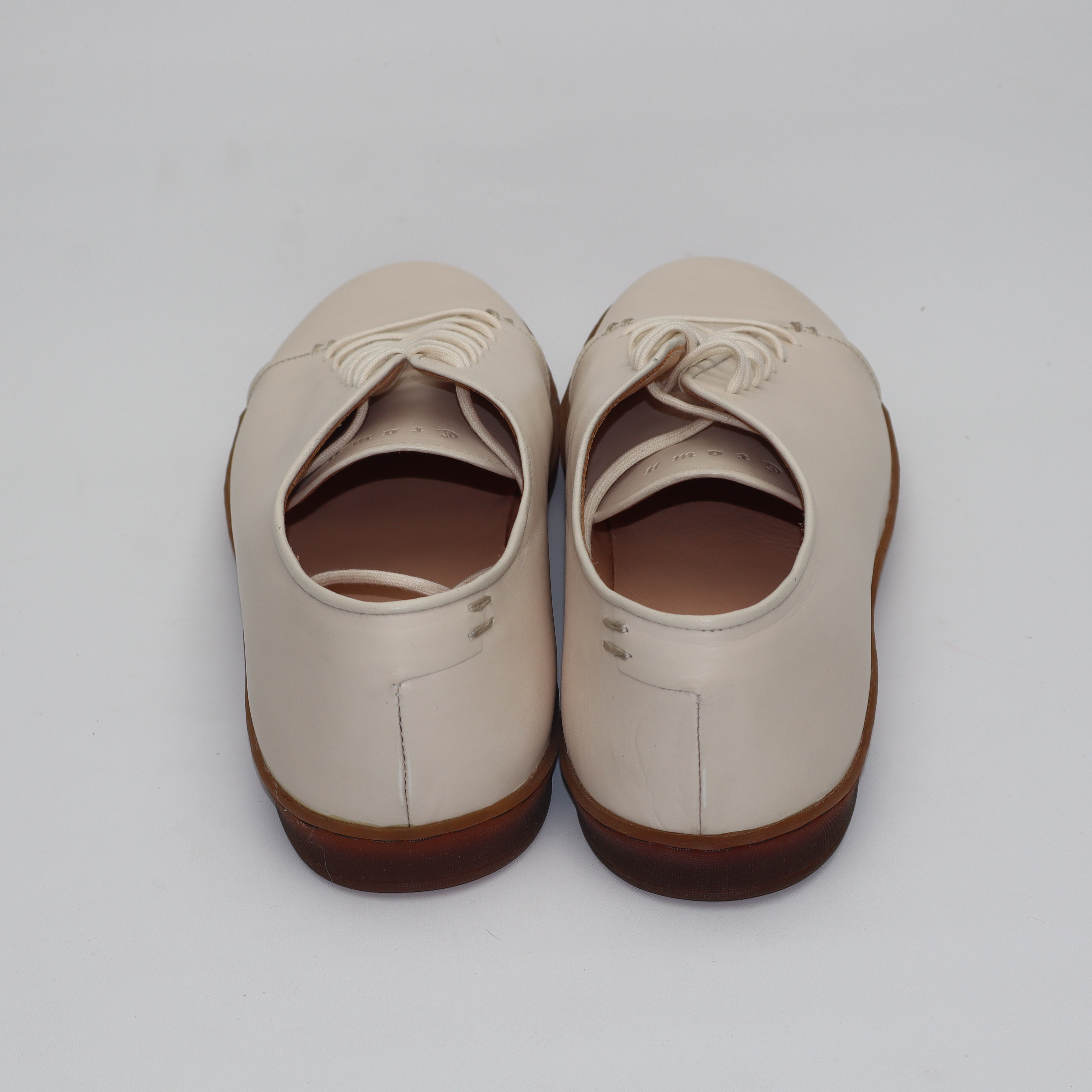 Harlestone Derby - Off White Veg Tan Calf - SRE3 47