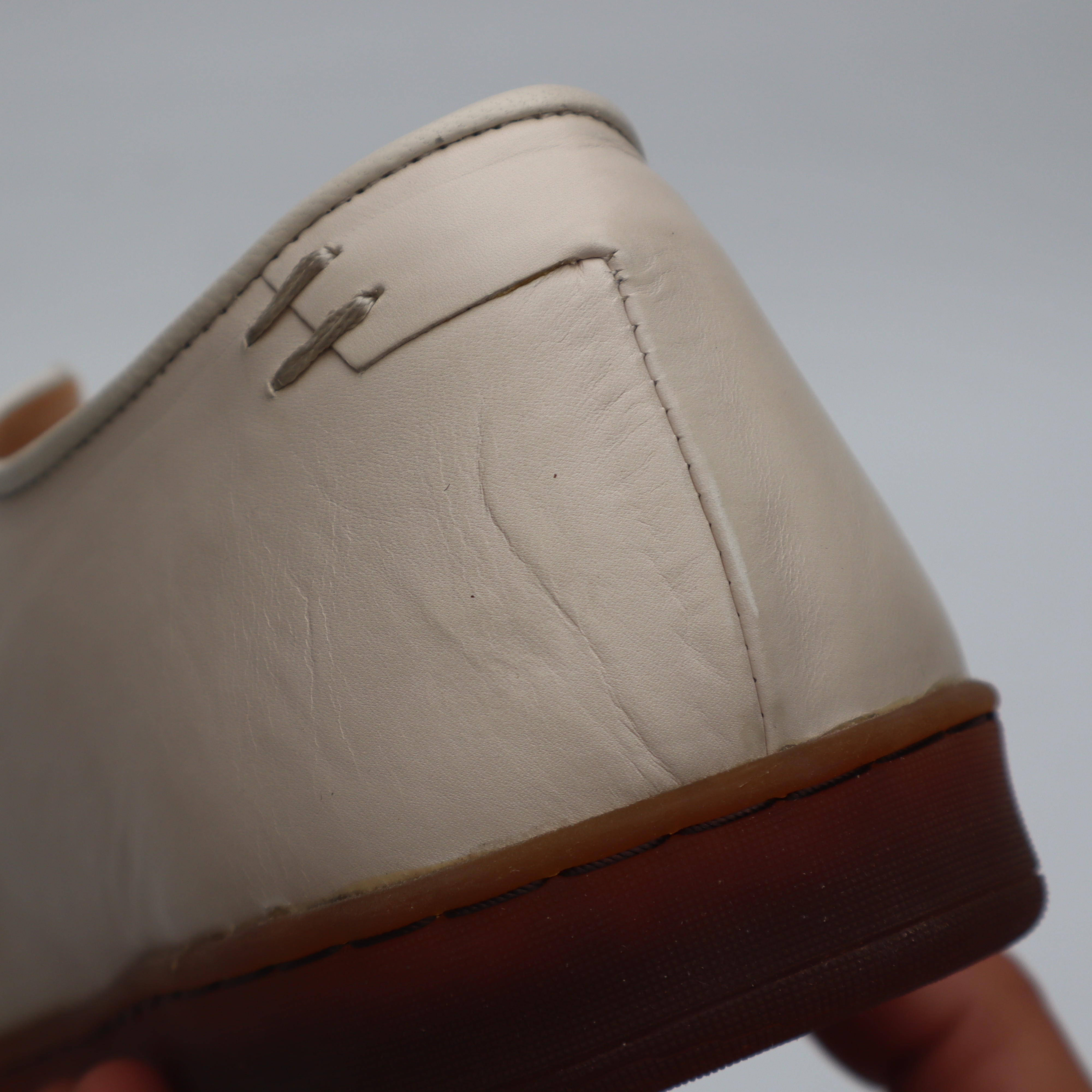 Harlestone Derby - Off White Veg Tan Calf - SRE3 47