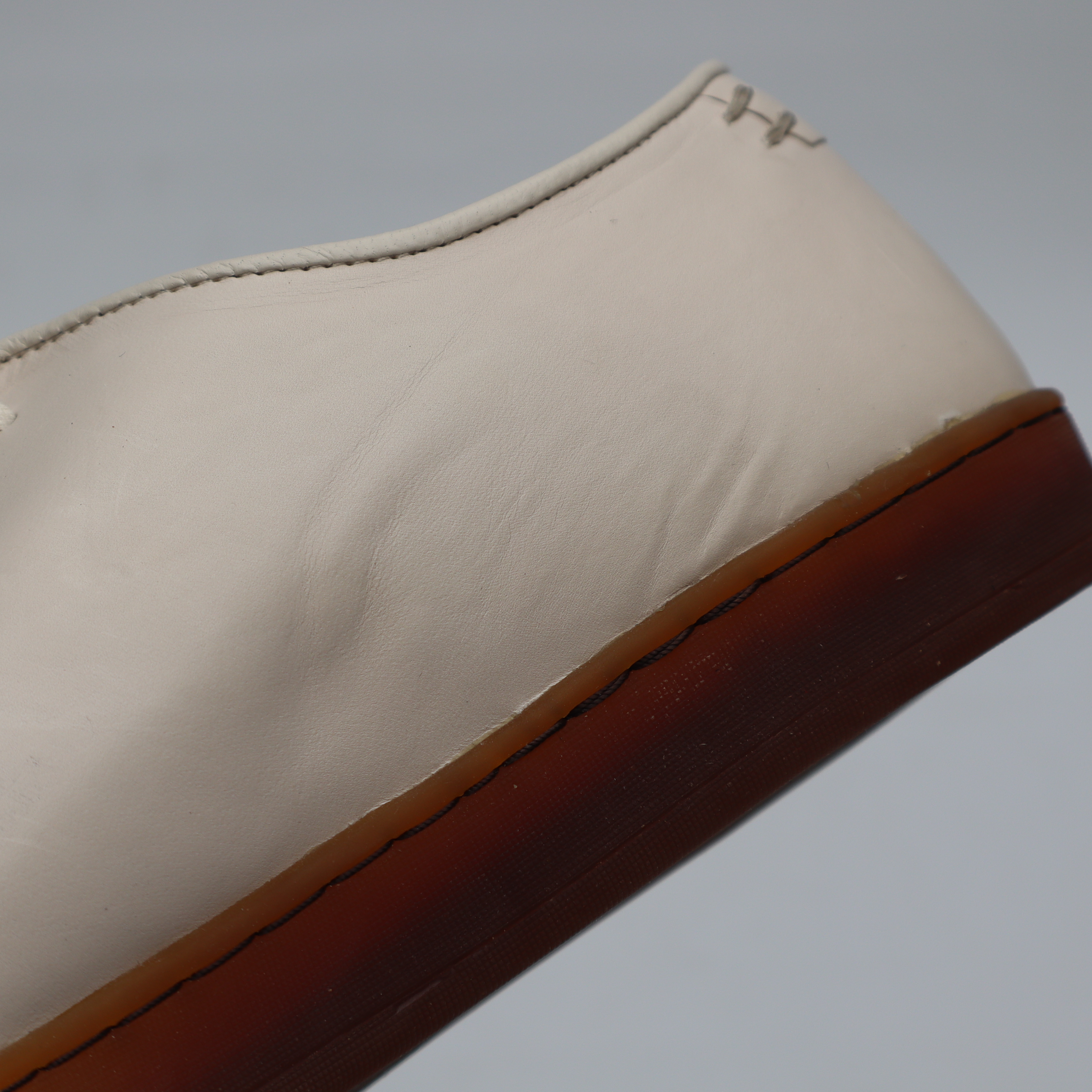 Harlestone Derby - Off White Veg Tan Calf - SRE3 47