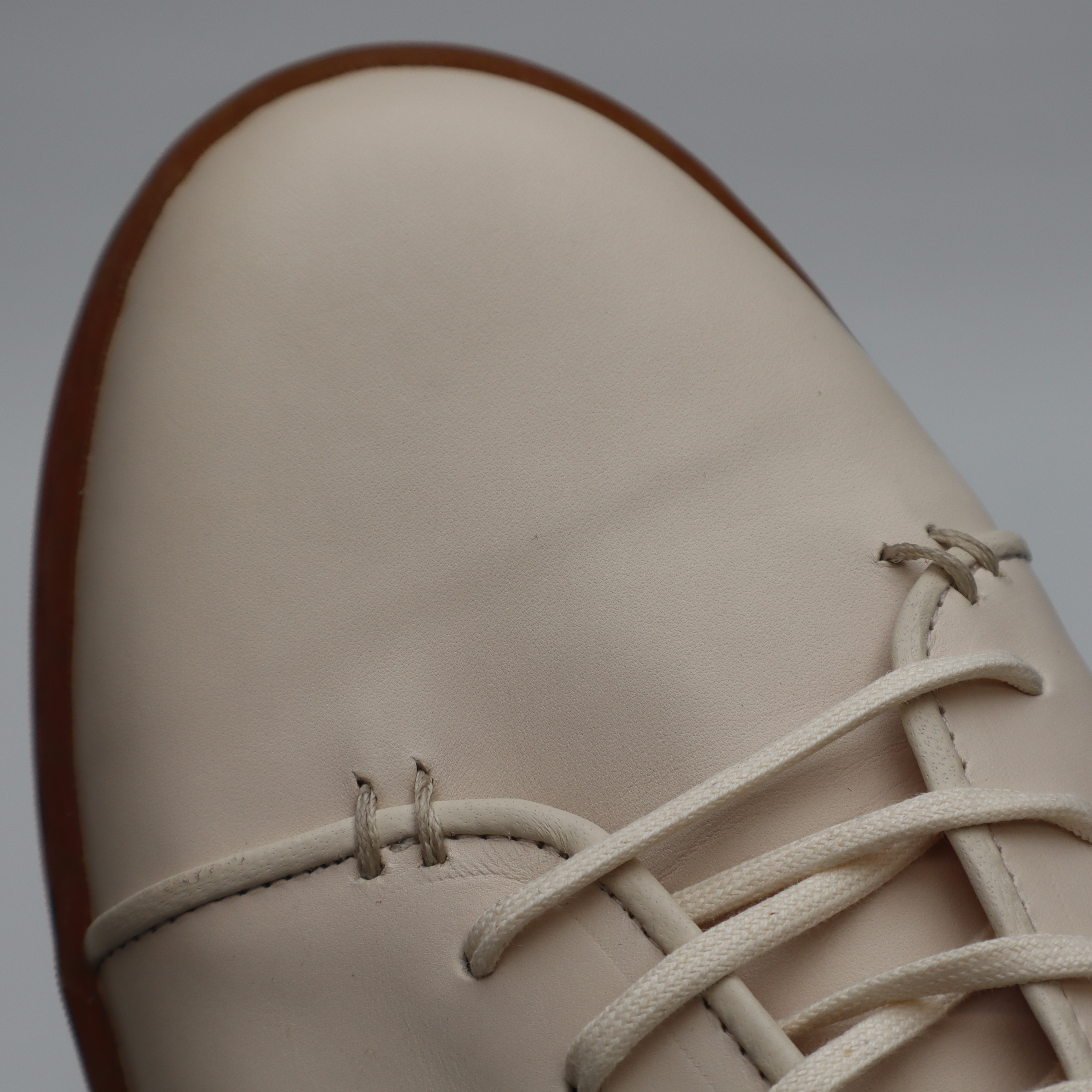 Harlestone Derby - Off White Veg Tan Calf - SRE3 47